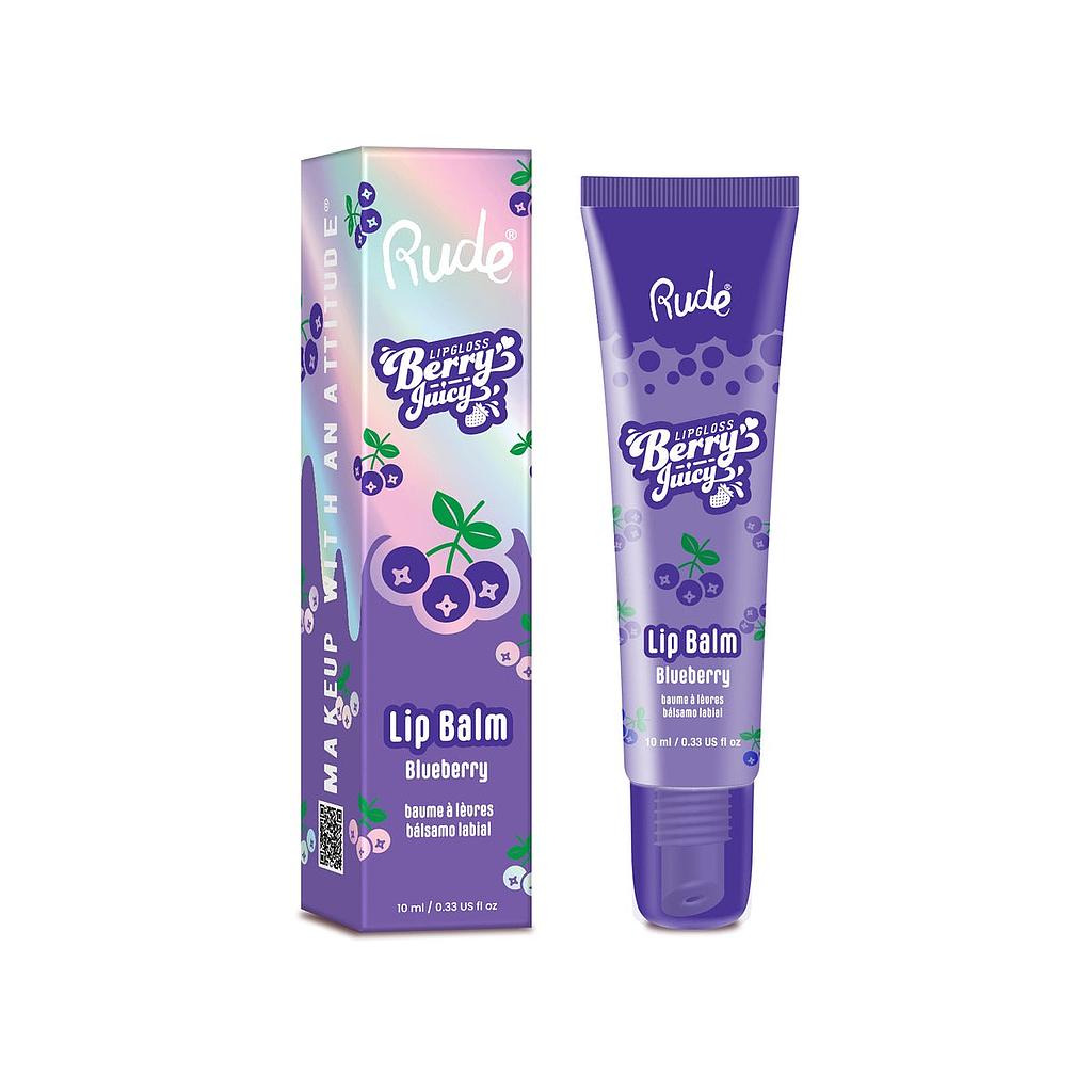RUDE BERRY JUICY LIP GLOSS LIP BALM 38516 BLUEBERRY 10ML