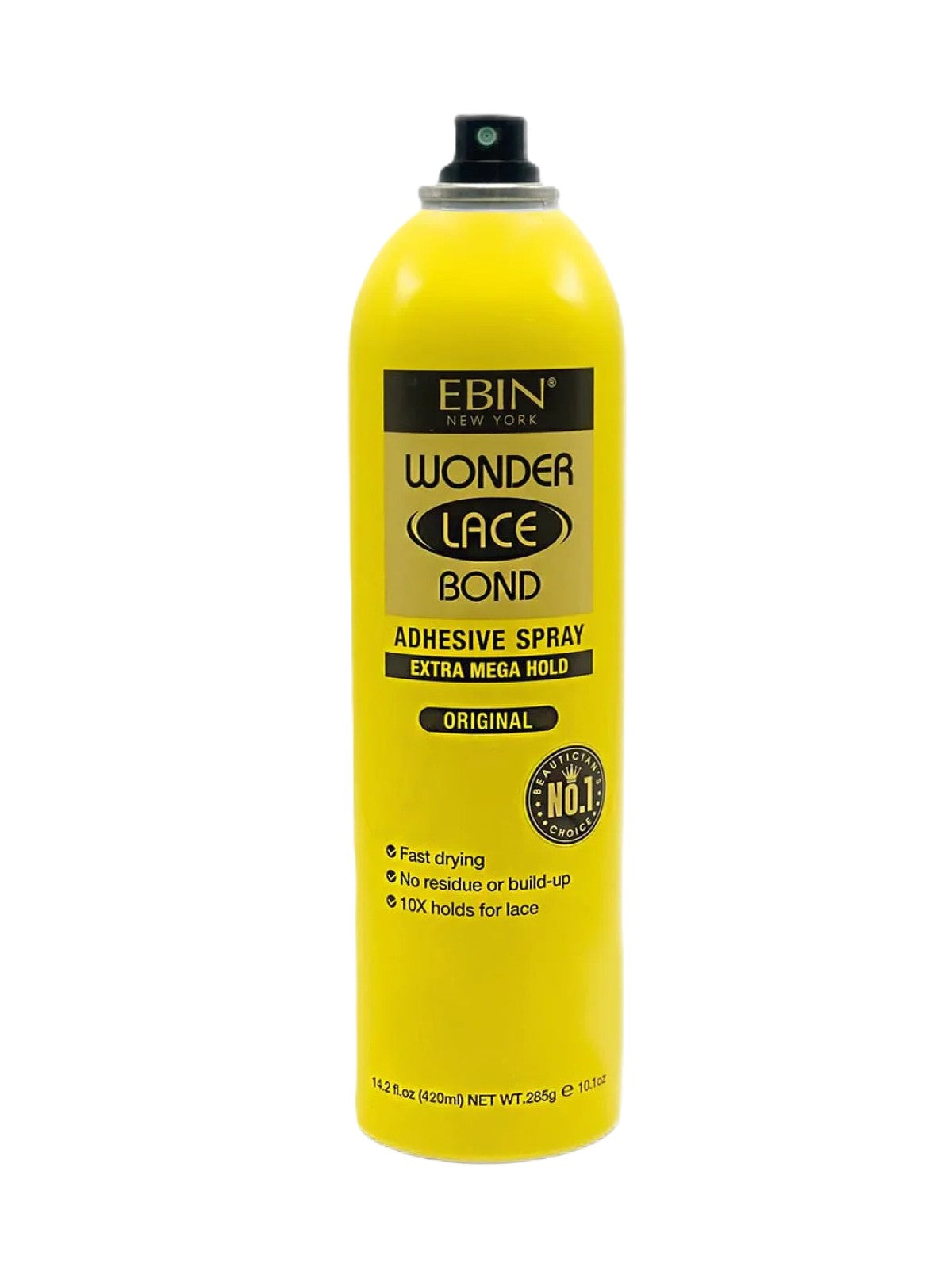 EBIN WONDER LACE BOND ADHESIVE SPRAY- EXTRA MEGA HOLD ORIGINAL 180ml