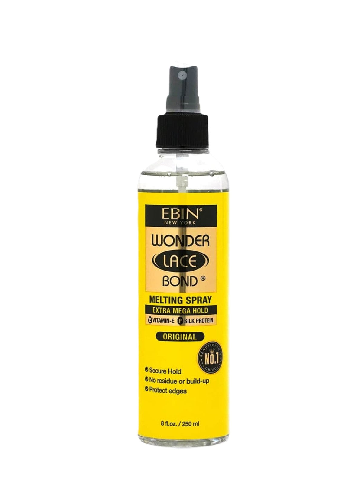 EBIN WONDER LACE BOND LACE MELT SPRAY EXTRA MEGA HOLD ORIGINAL 250ML