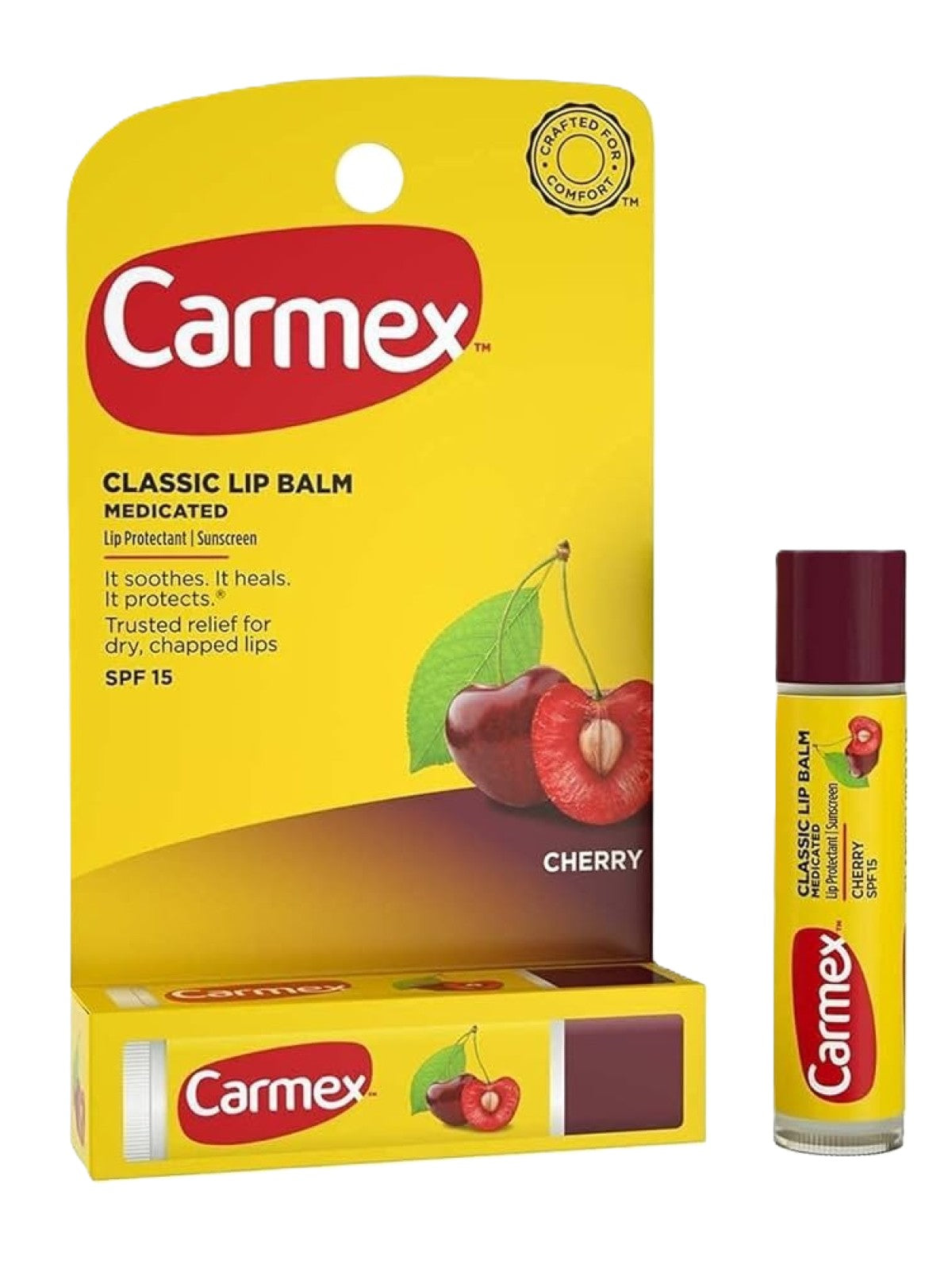 CARMEX CHERRY LIP BALM SPF 15 - STICK 4.25G