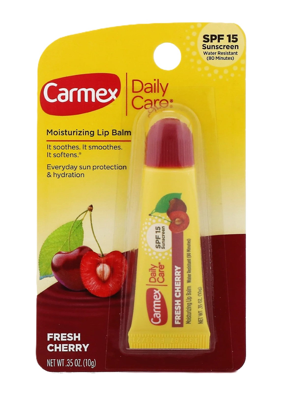 CARMEX DAILY CARE FRESH CHERRY MOISTURIZING LIP BALM 10g