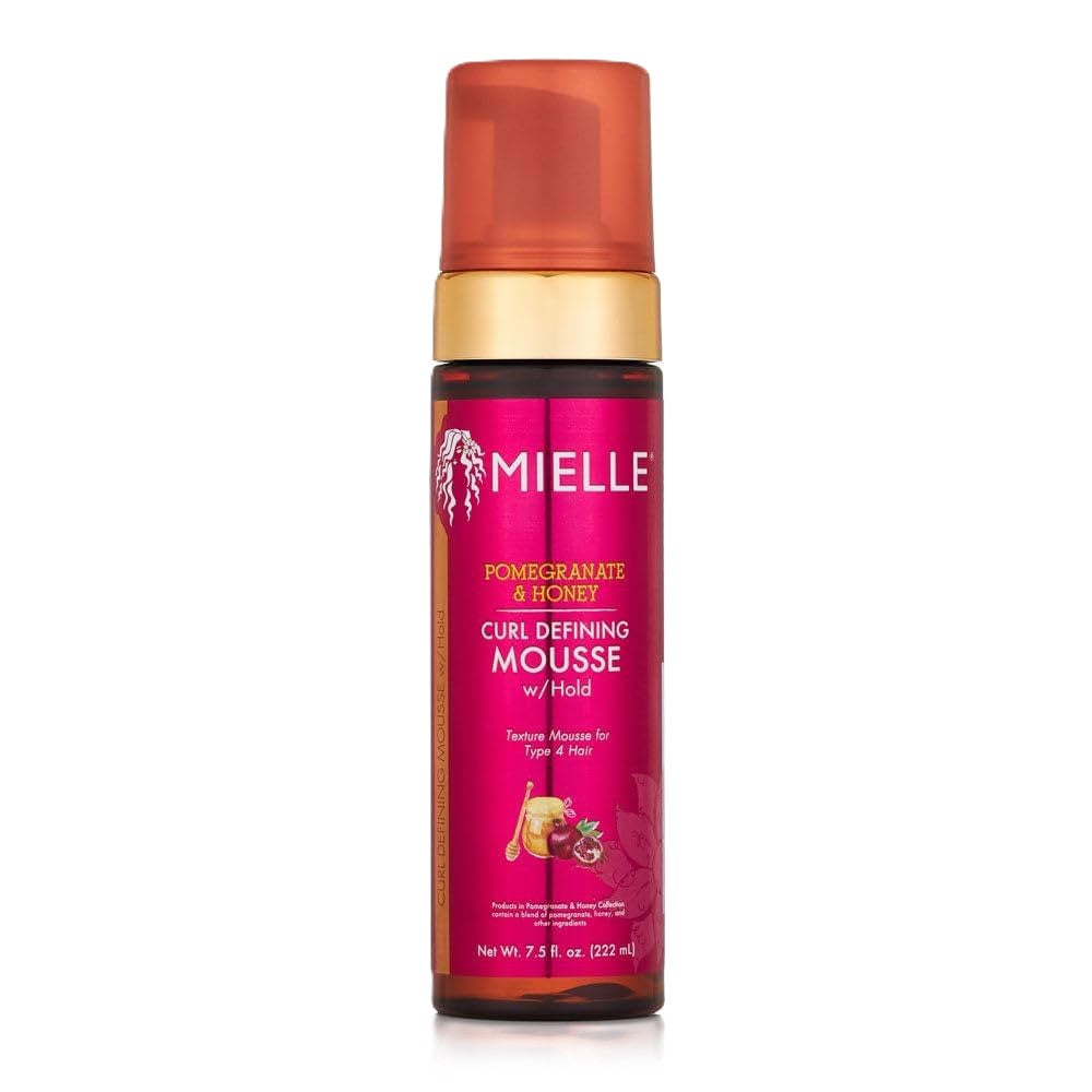 MIELLE POMEGRANATE AND HONEY CURL DEFINING MOUSSE WITH HOLD 222ML