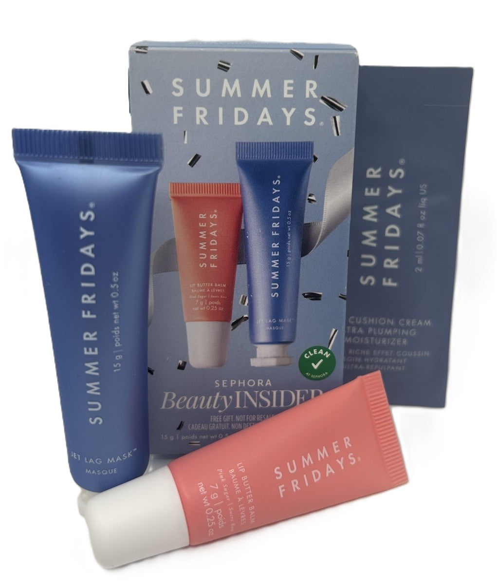 SUMMER FRIDAYS SEPHORA BEAUTY INSIDER JET LAG MASK LIP BUTTER BALM PLUMPING MOISTURIZER TRAVEL Main image