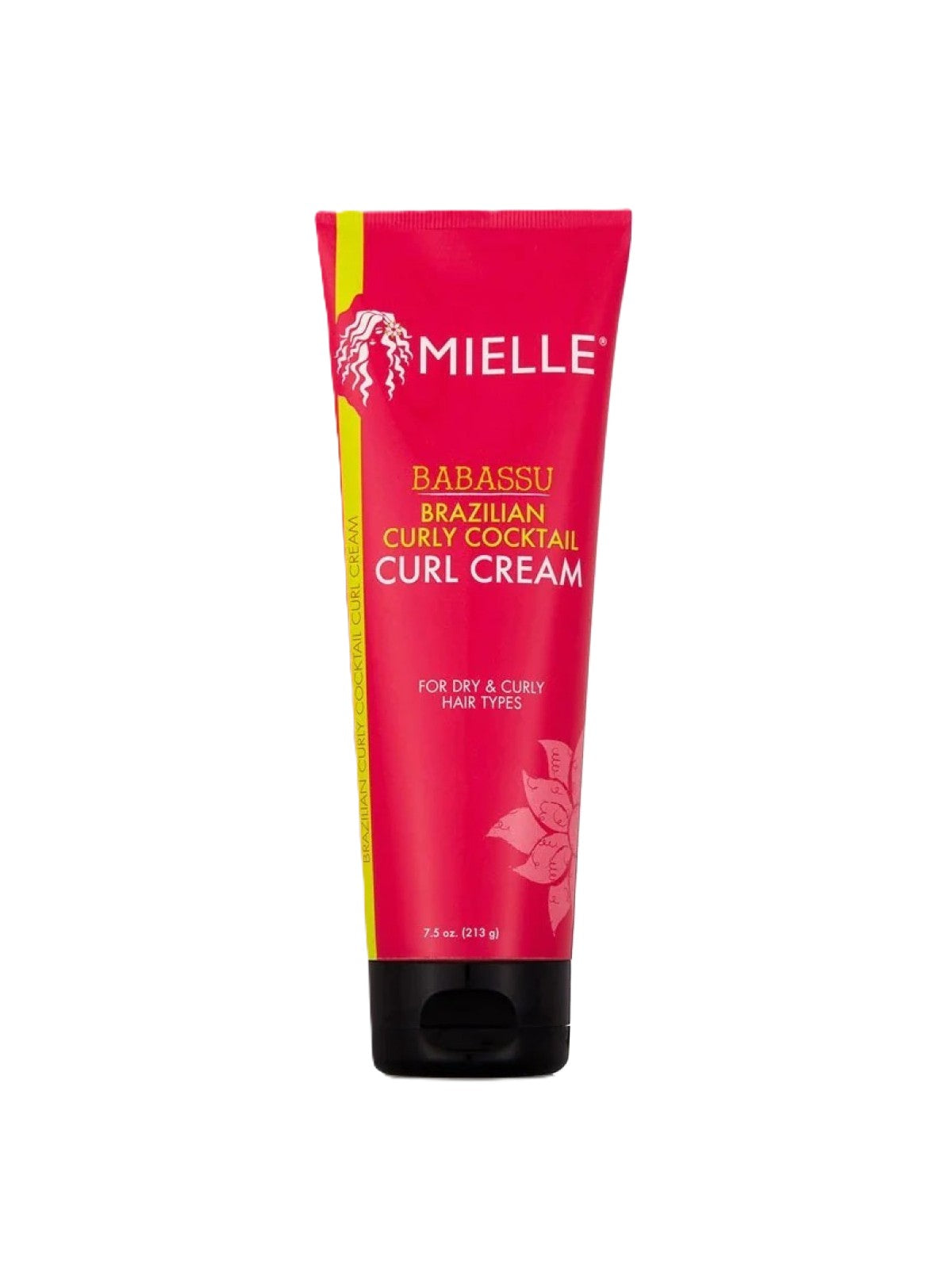 MIELLE BABASSU BRAZILIAN CURLY COCKTAIL CURL CREAM FOR DRY AND CURLY HAIR TYPES 7.5 OZ