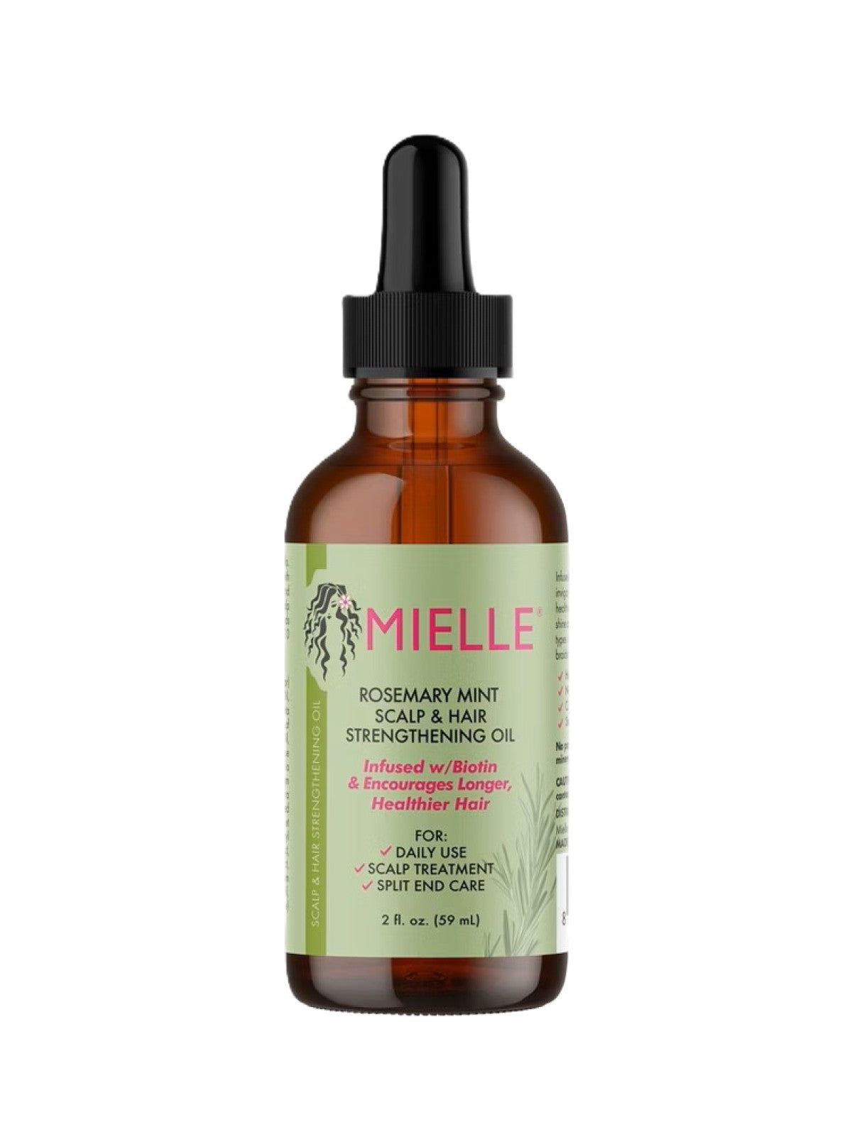 MIELLE ROSEMARY MINT, SCALP & HAIR STRENGTHENING OIL 59ML