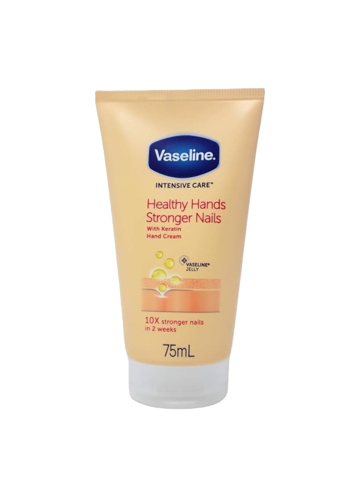 VASELINE - HEALTHY HANDS STONGER NAILS HAND CREAM - 75ML Main image