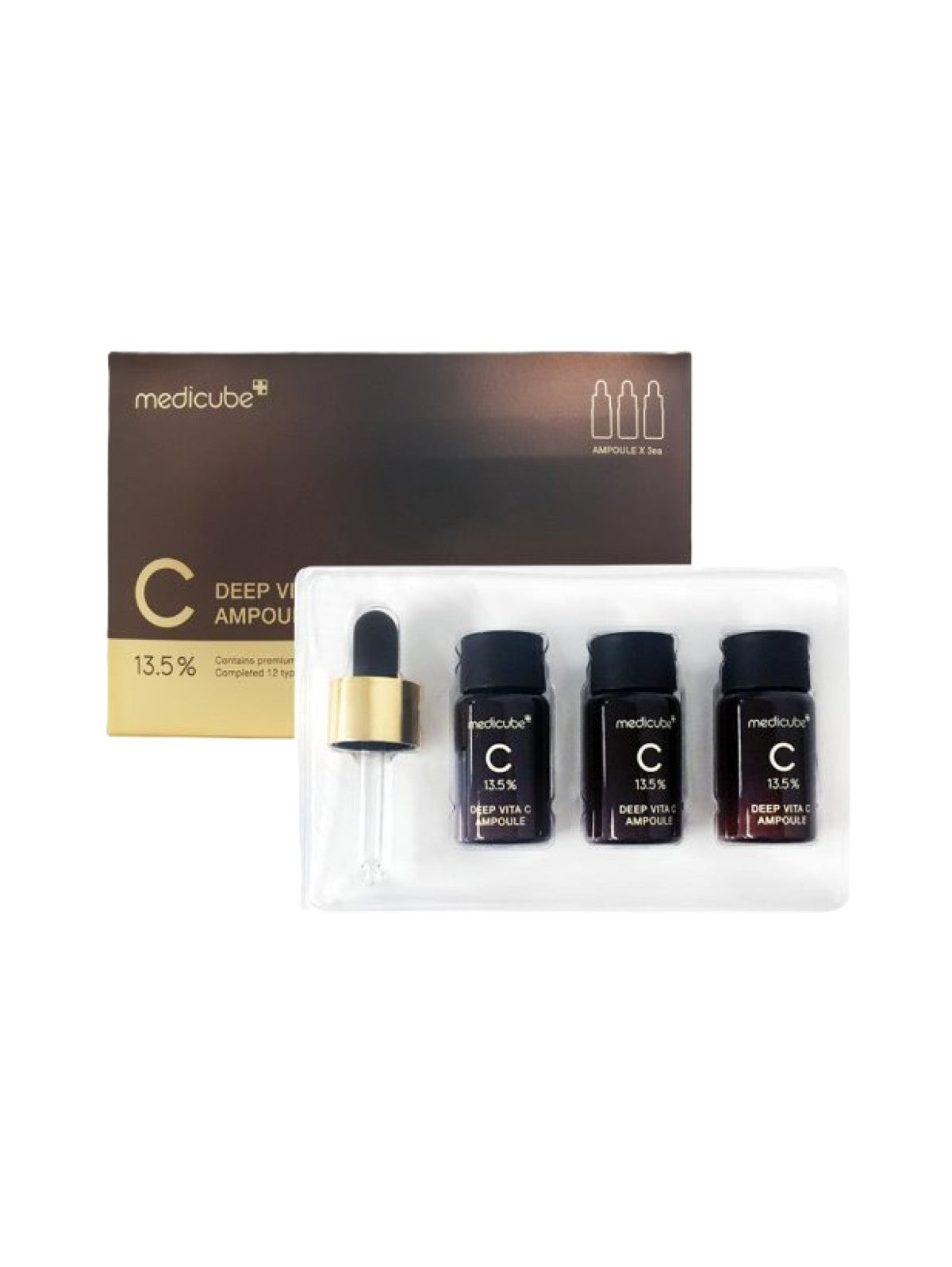 MEDICUBE DEEP VITA C AMPOULE SET 鈥?10G X 3 PCS