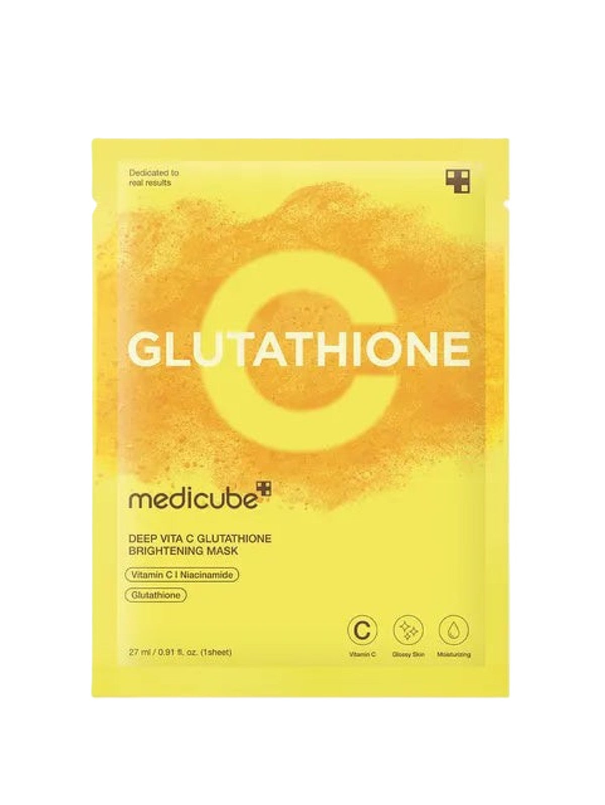 MEDICUBE DEEP VITA C GLUTATHIONE BRIGHTENING MASK 1 SHEET MASK 27ML Main image