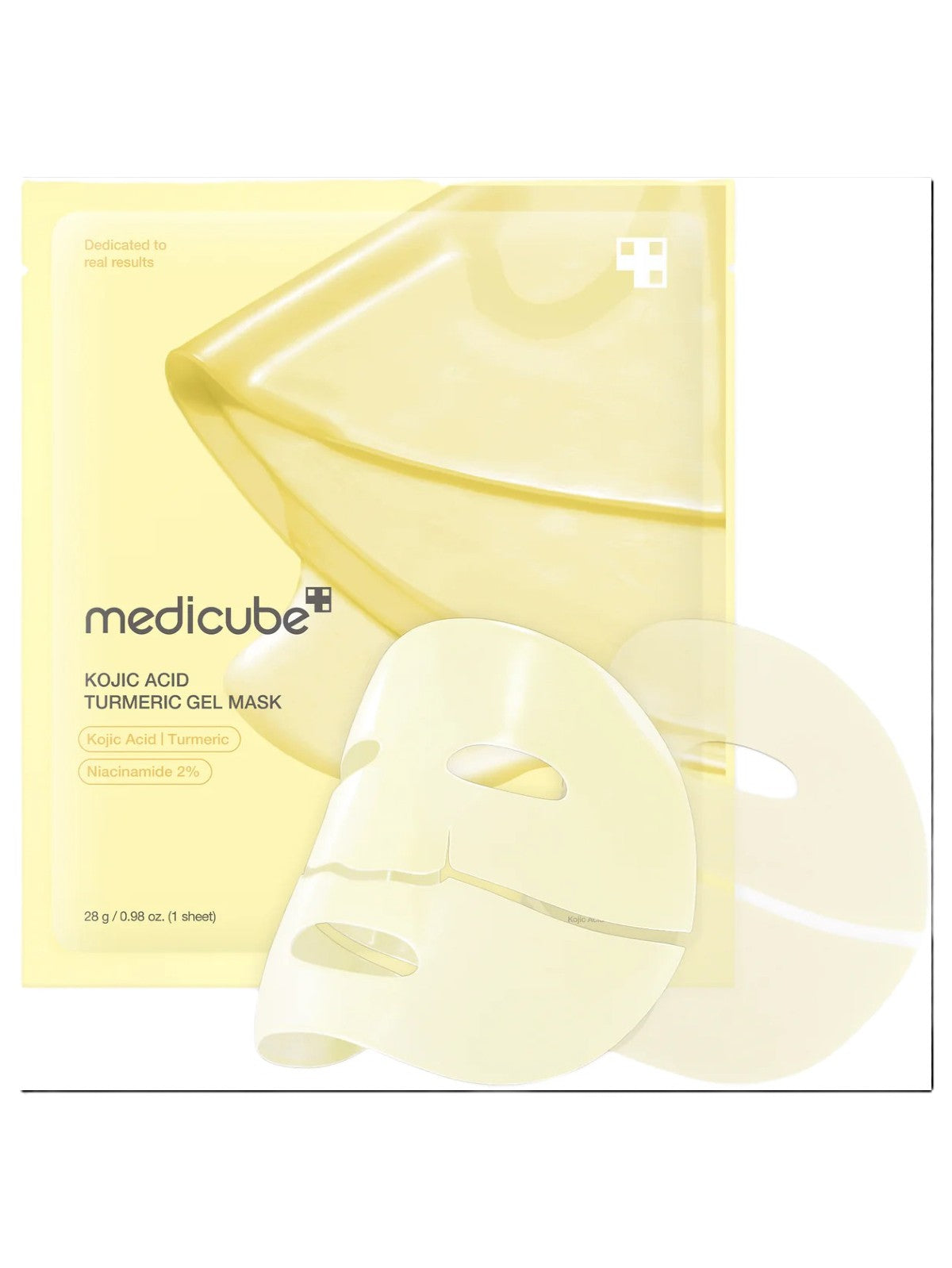 MEDICUBE KOJIC ACID TURMERIC BRIGHTENING GEL MASK 1 PIECE Main image