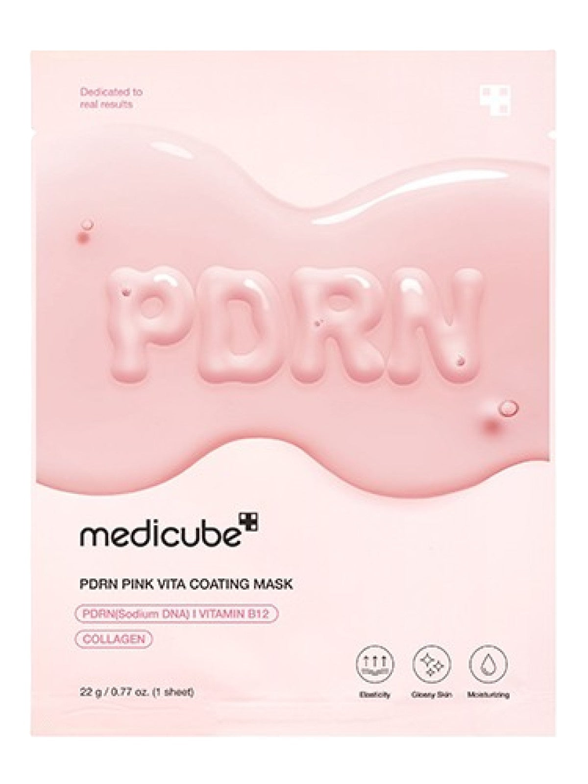 MEDICUBE PDRN PINK VITA COATING MASK 1 SHEET 22G