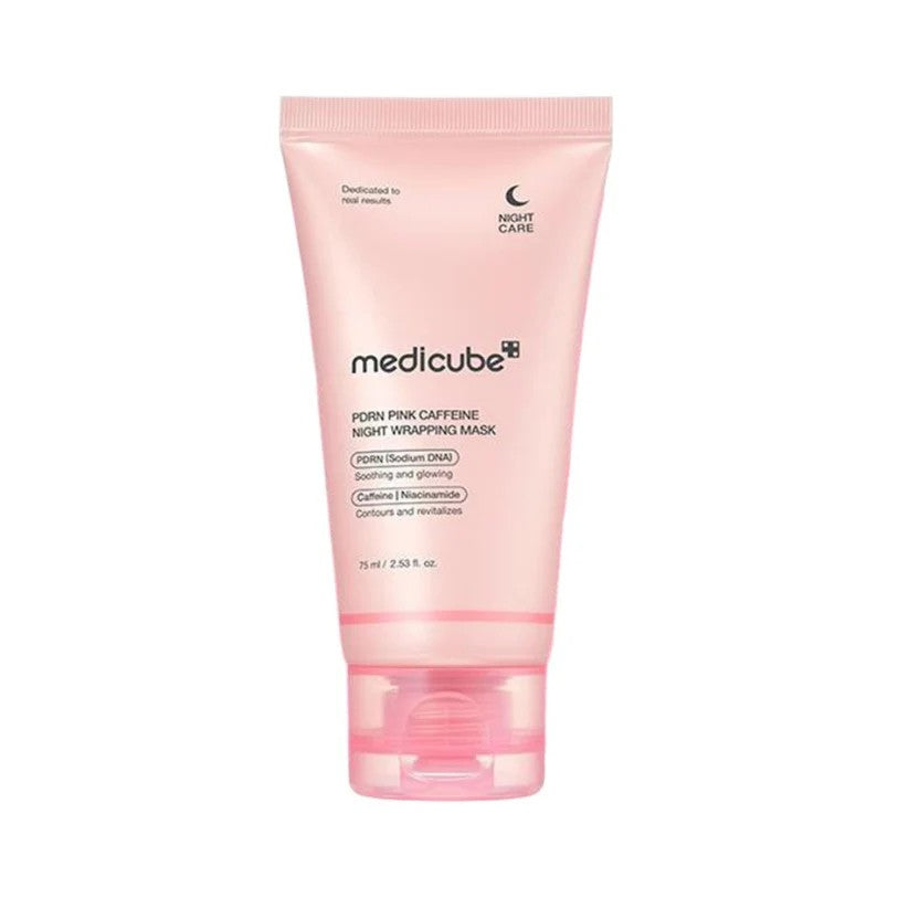 MEDICUBE PDRN PINK CAFFEINE NIGHT WRAPPING MASK 75ML Main image