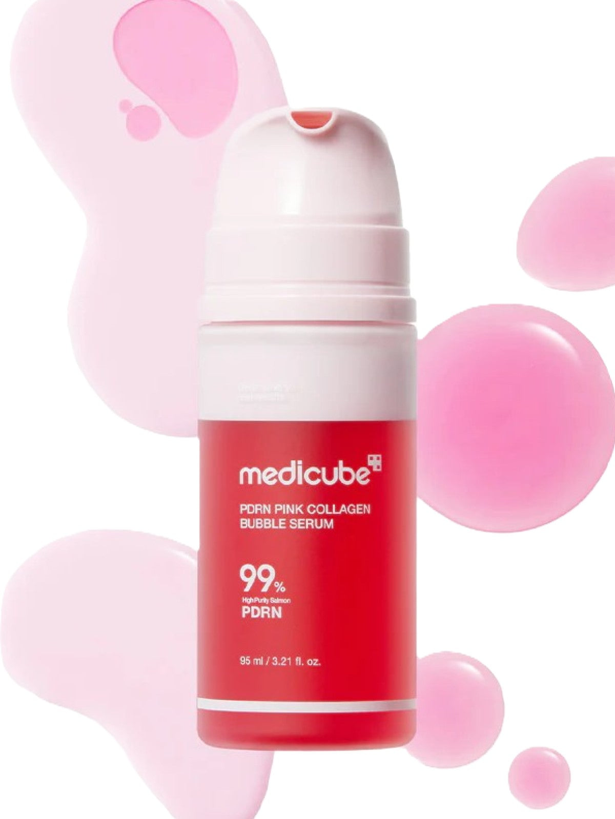 MEDICUBE PDRN PINK COLLAGEN BUBBLE SERUM 95ML Main image