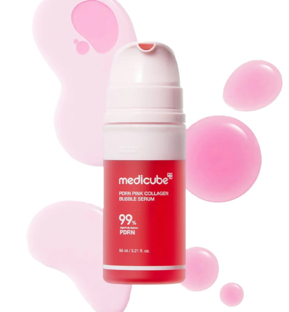 MEDICUBE PDRN PINK COLLAGEN BUBBLE SERUM 95ML Main image