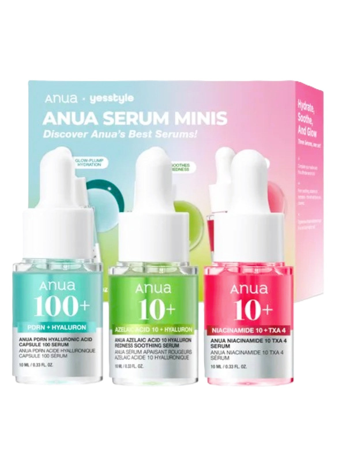 ANUA SERUM MINIS DISCOVER ANUA'S BEST SERUMS 10ML 3EA Main image