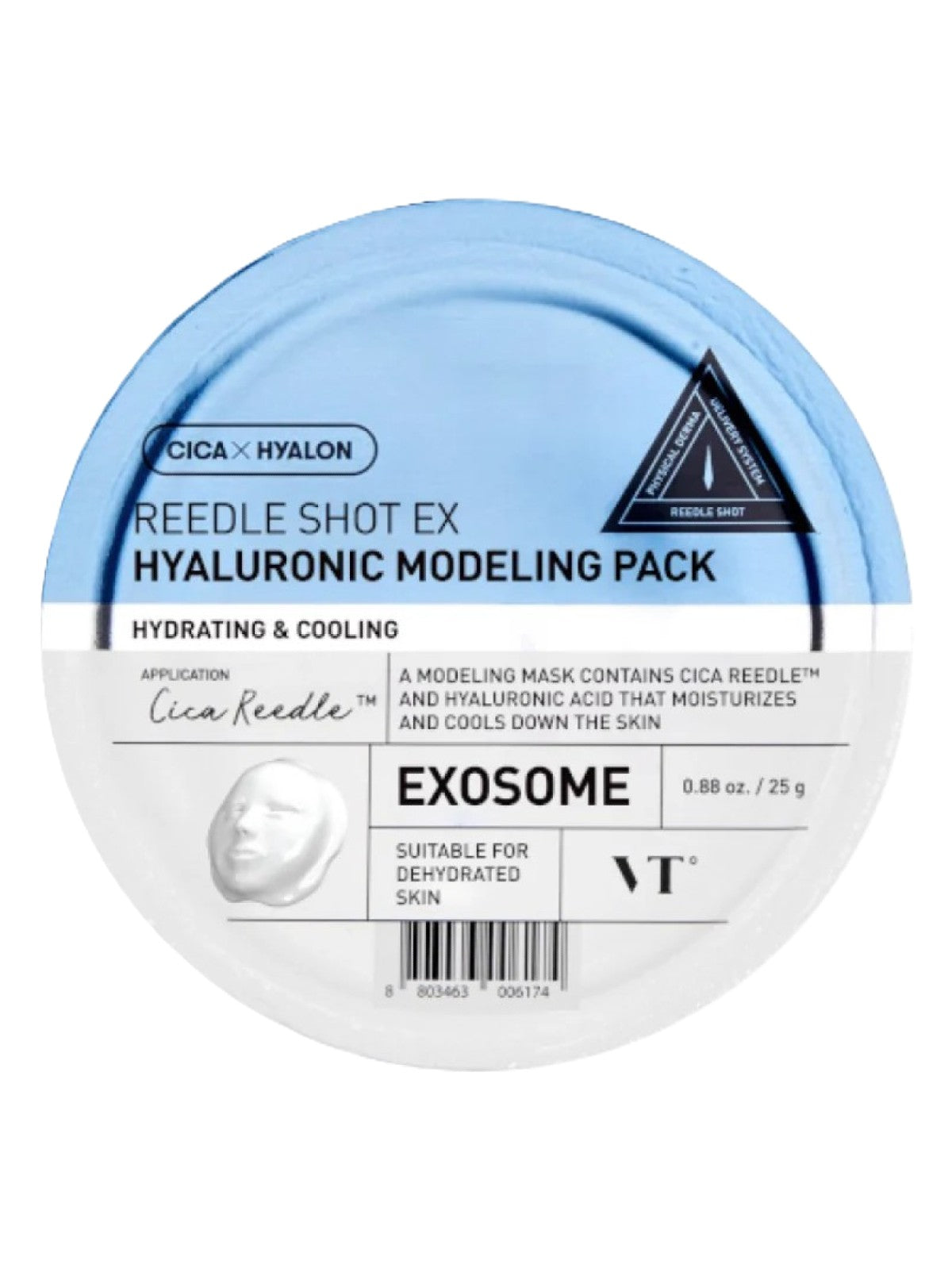 VT REEDLE SHOT HYALURONIC MODELING PACK 25G HYDRATING REFRESHING Main image