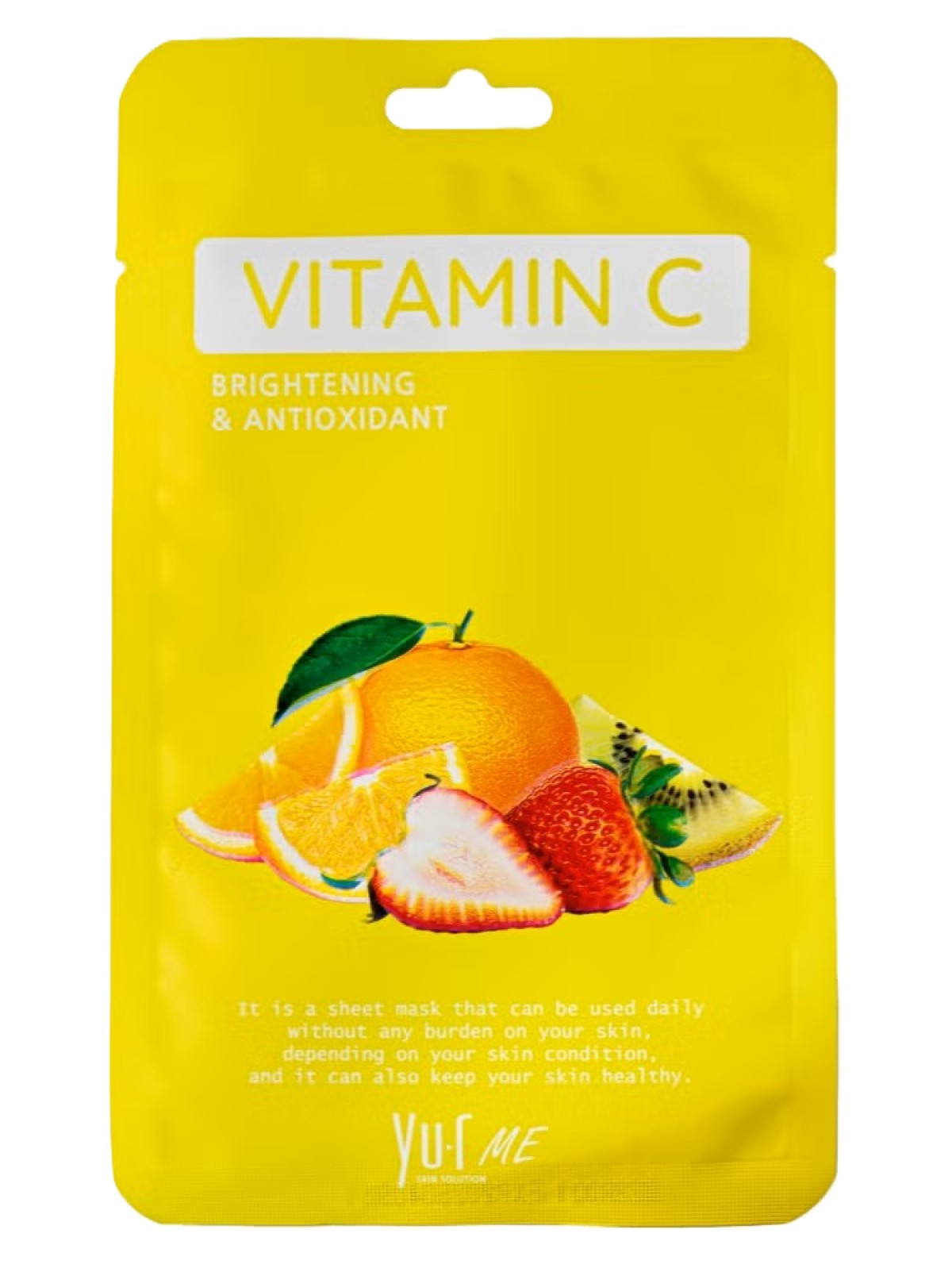 YU.R ME VITAMIN C SHEET MASK BRIGHTENING AND ANTIOXIDANT 25G Main image