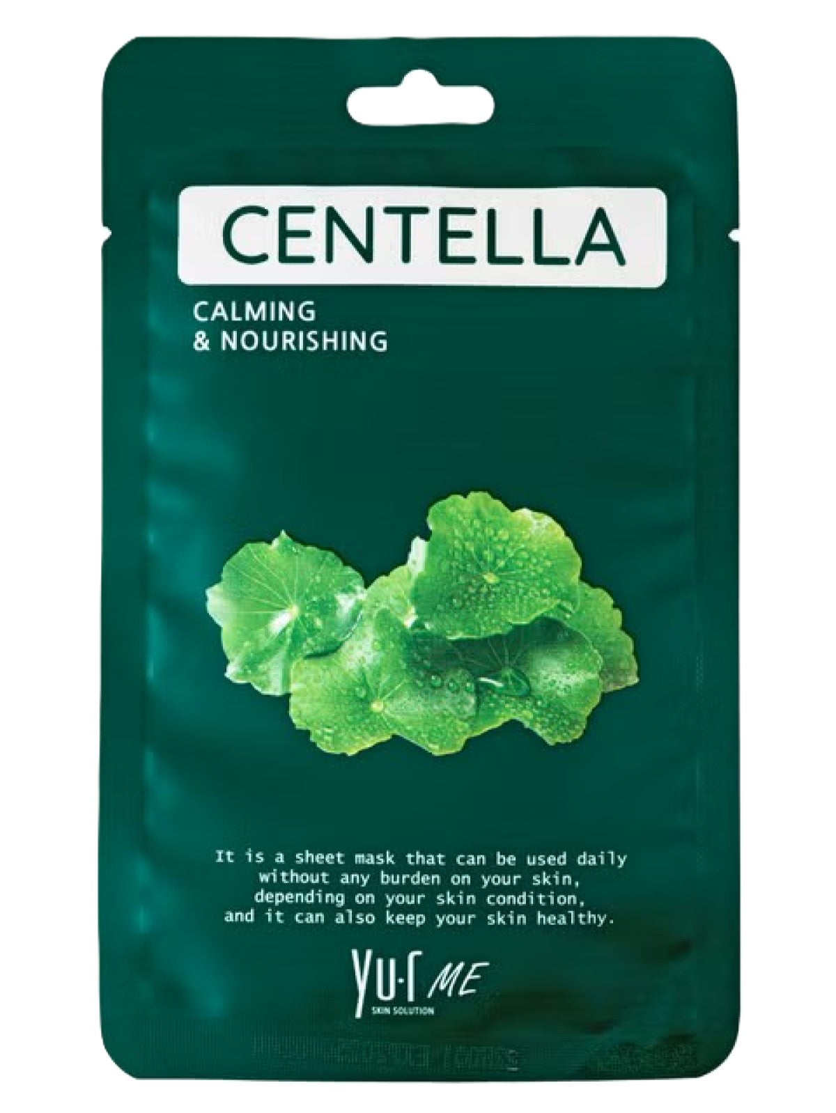 YU.R ME CENTELLA SHEET MASK CALMING AND NOURISHING 25G