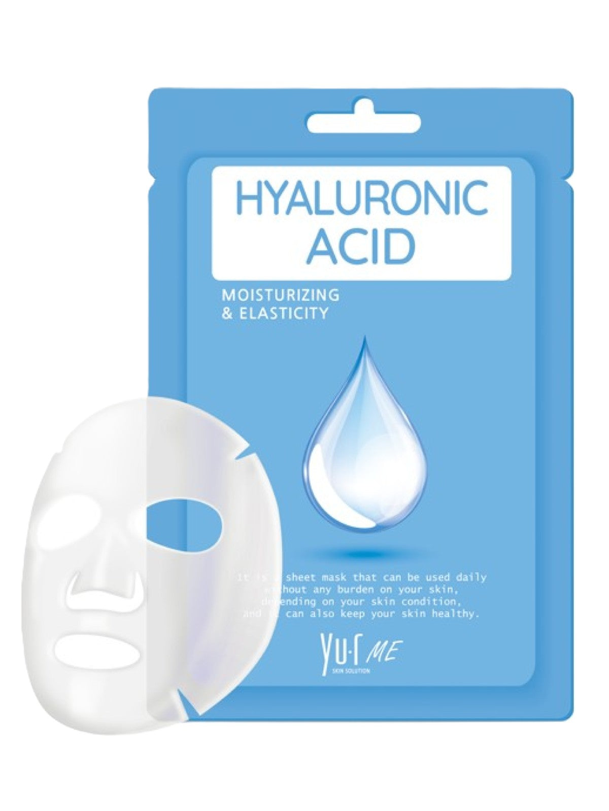 YU.R ME HYALURONIC ACID SHEET MASK MOISTURIZING AND ELASTICITY 25G Main image