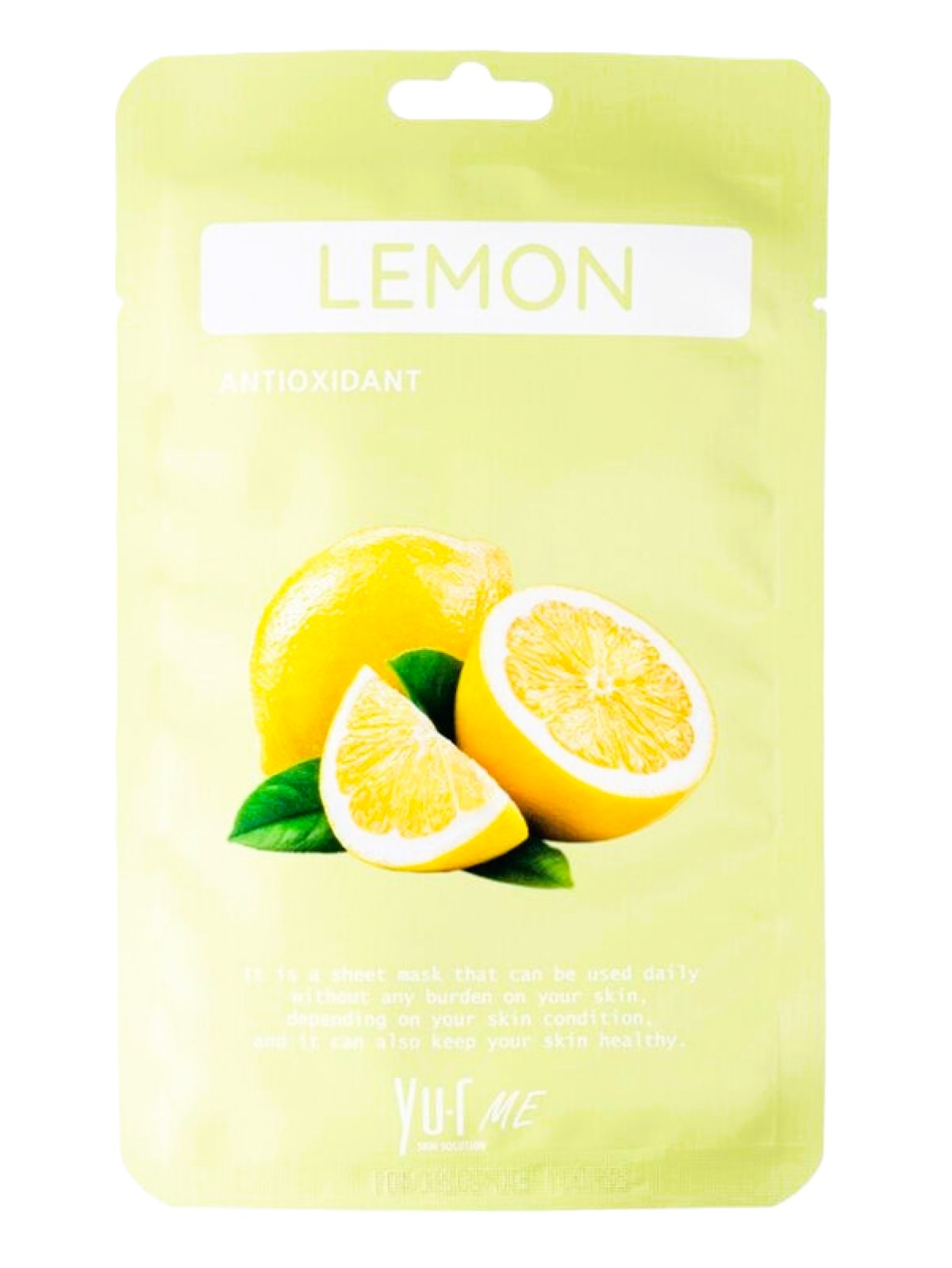 YU.R ME LEMON SHEET MASK ANTIOXIDANT 25G Main image