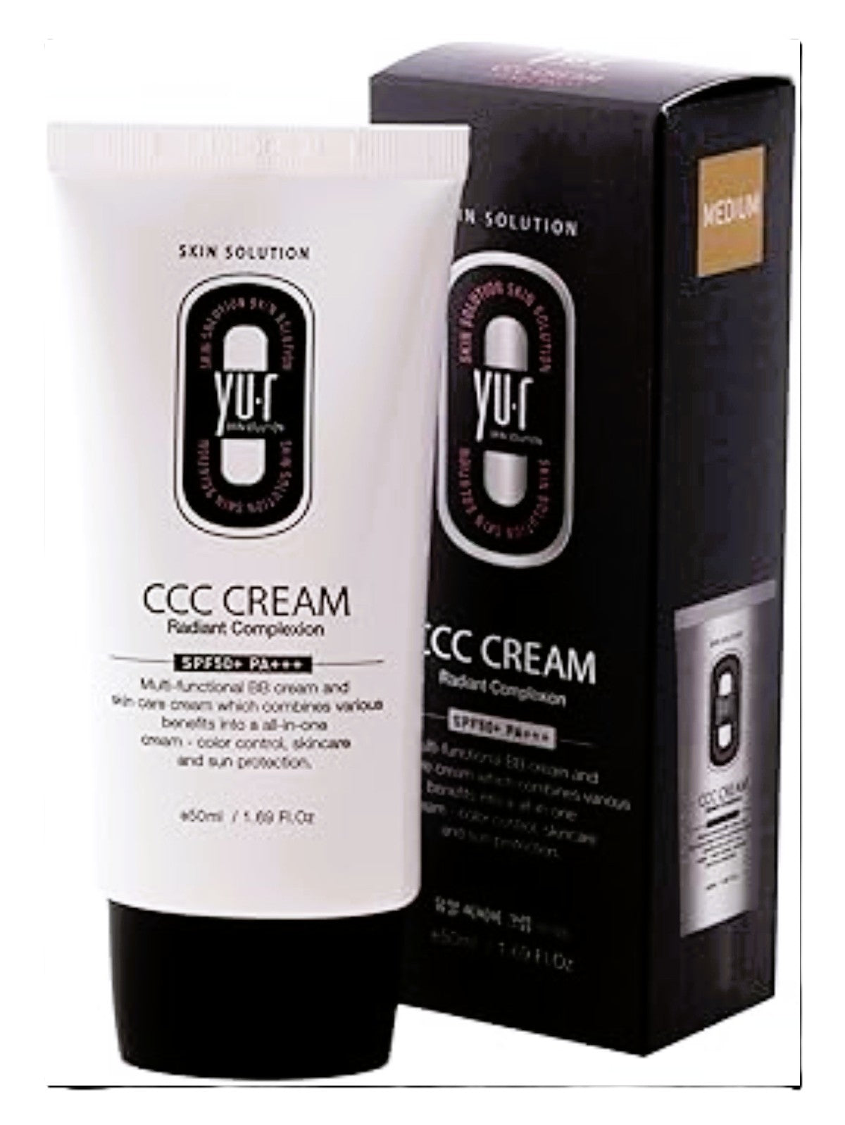 YU.R SKIN SOLUTION CCC CREAM RADIANT COMPLEXION SPF50+ PA+++ MEDIUM 50ML Main image