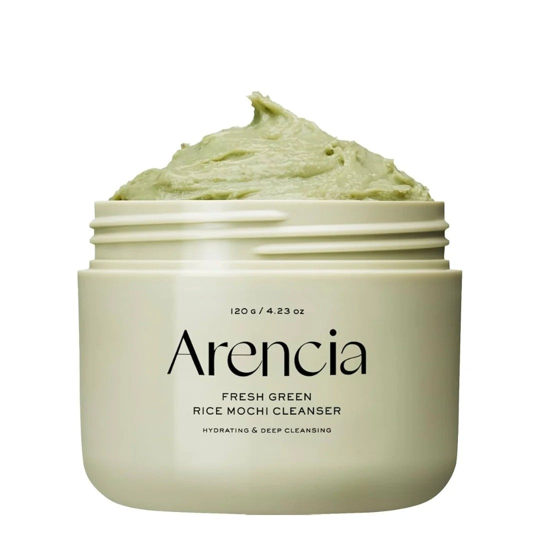 ARENCIA FRESH GREEN RICE MOCHI CLEANSER NATURAL PURIFYING HYDRATING 120G