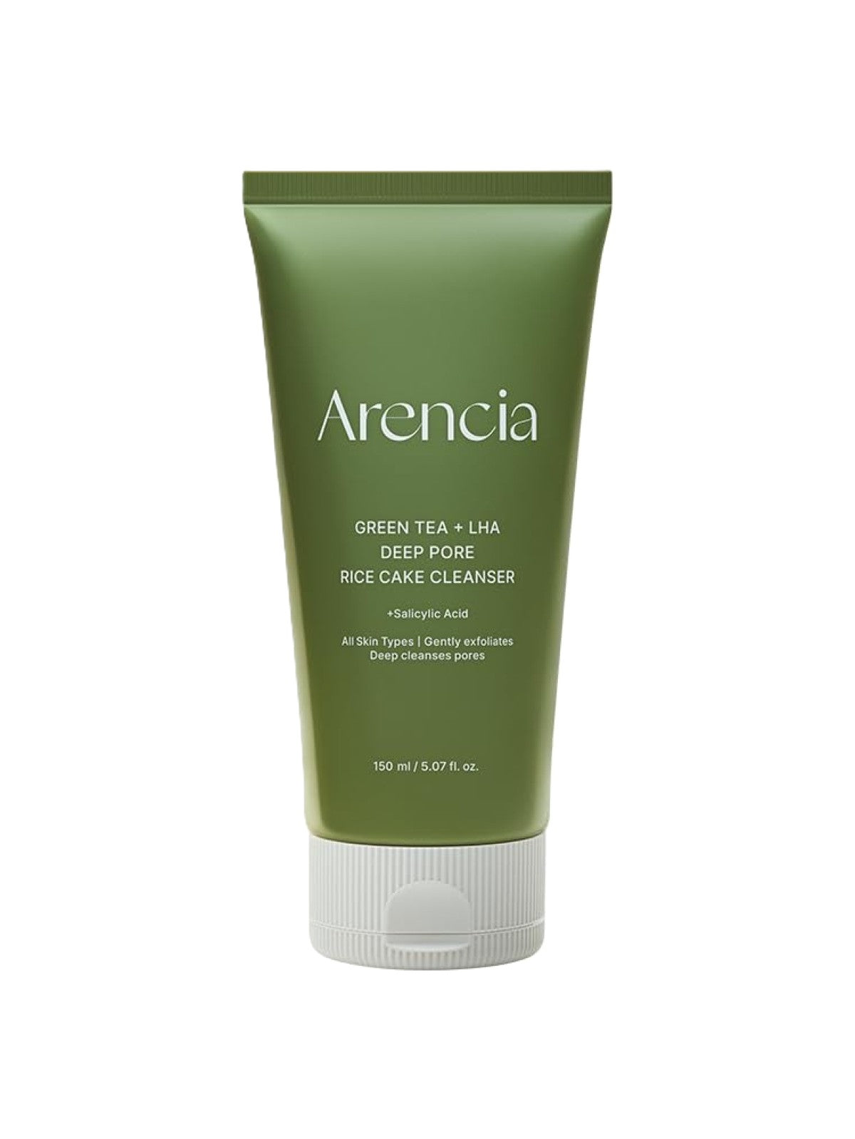 ARENCIA GREEN TEA + LHA DEEP PORE RICE CAKE CLEANSER + SALICYLIC ACID 150G Main image