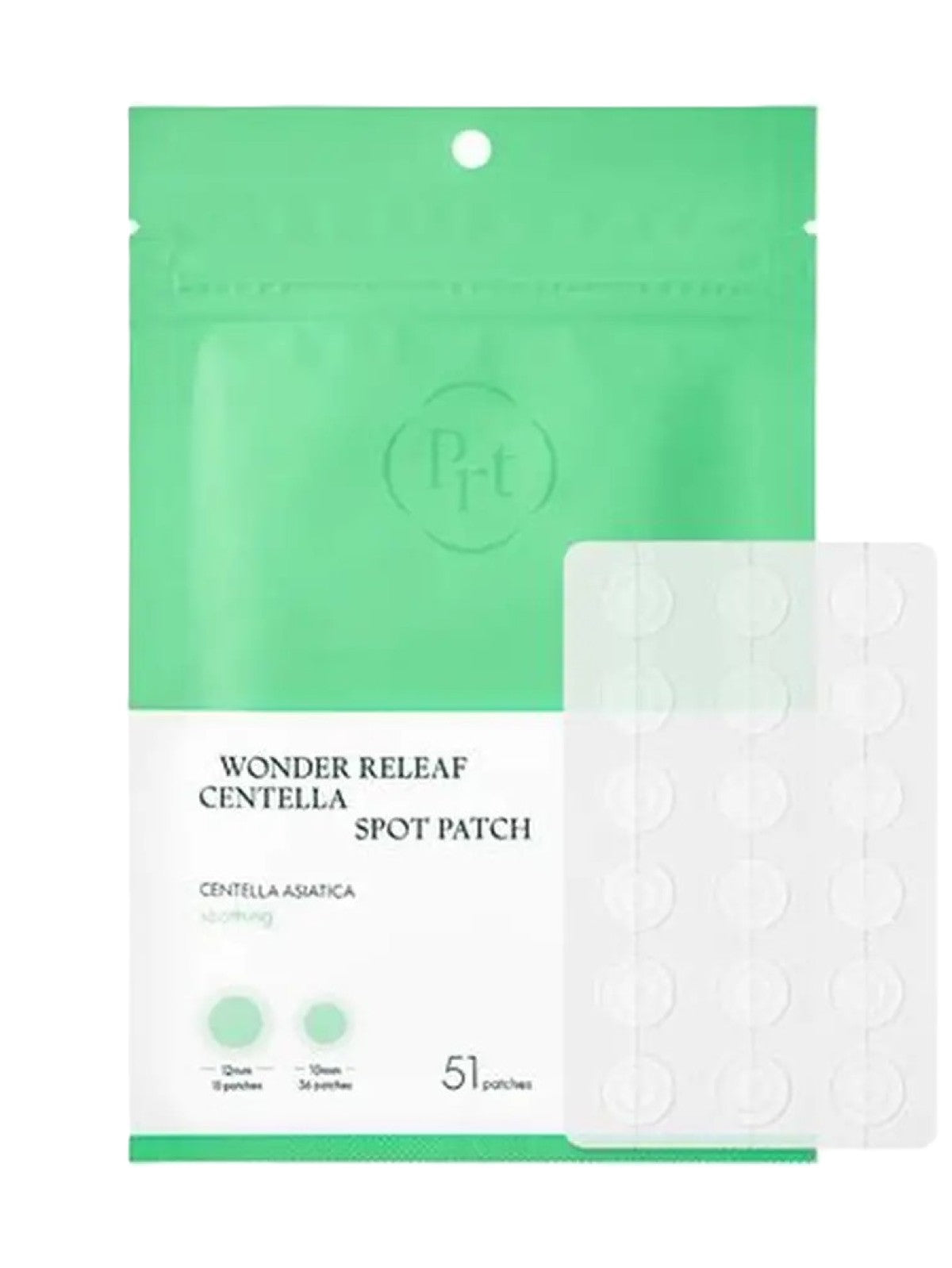 PURITO SEOUL WONDER RELEAF CENTELLA SPOT PATCH - 12MM 15 PATCHES AND 10MM 36 PATCHES Main image