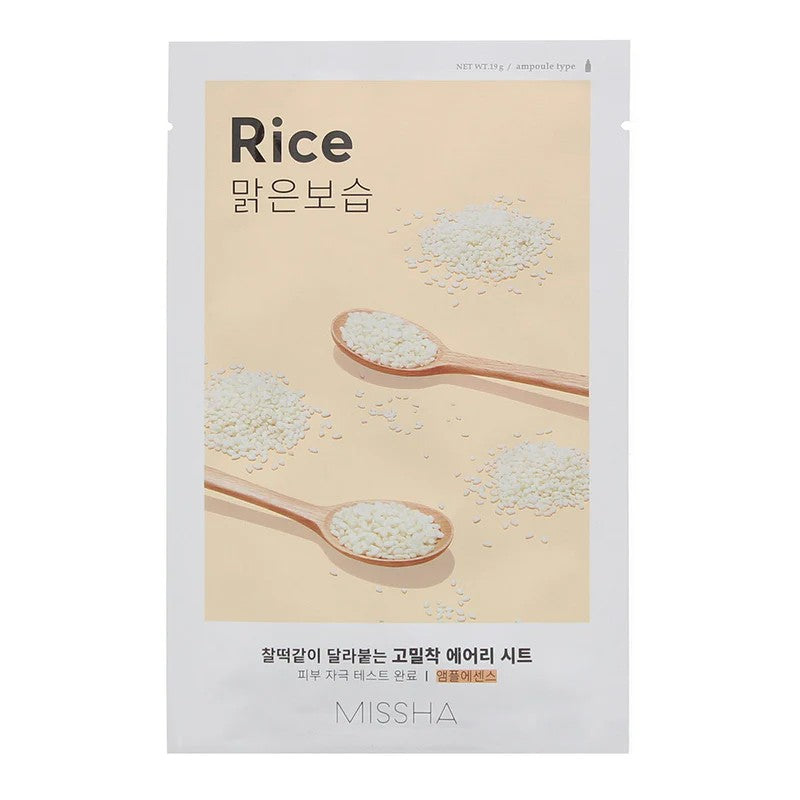 MISSHA AIRY FIT SHEET MASK RICE 1PC 19G