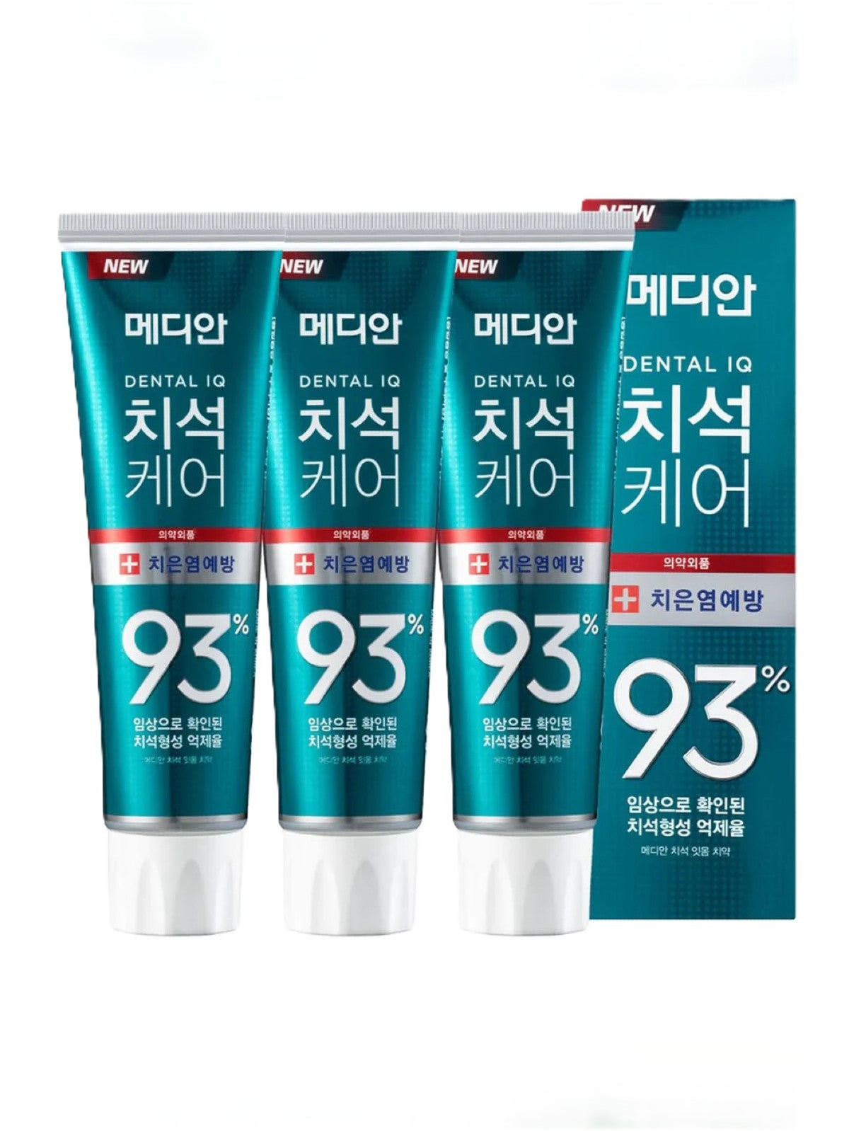 MEDIAN DENTAL IQ TARTAR CARE 93% TOOTHPASTE GINGIVITIS 120G*3