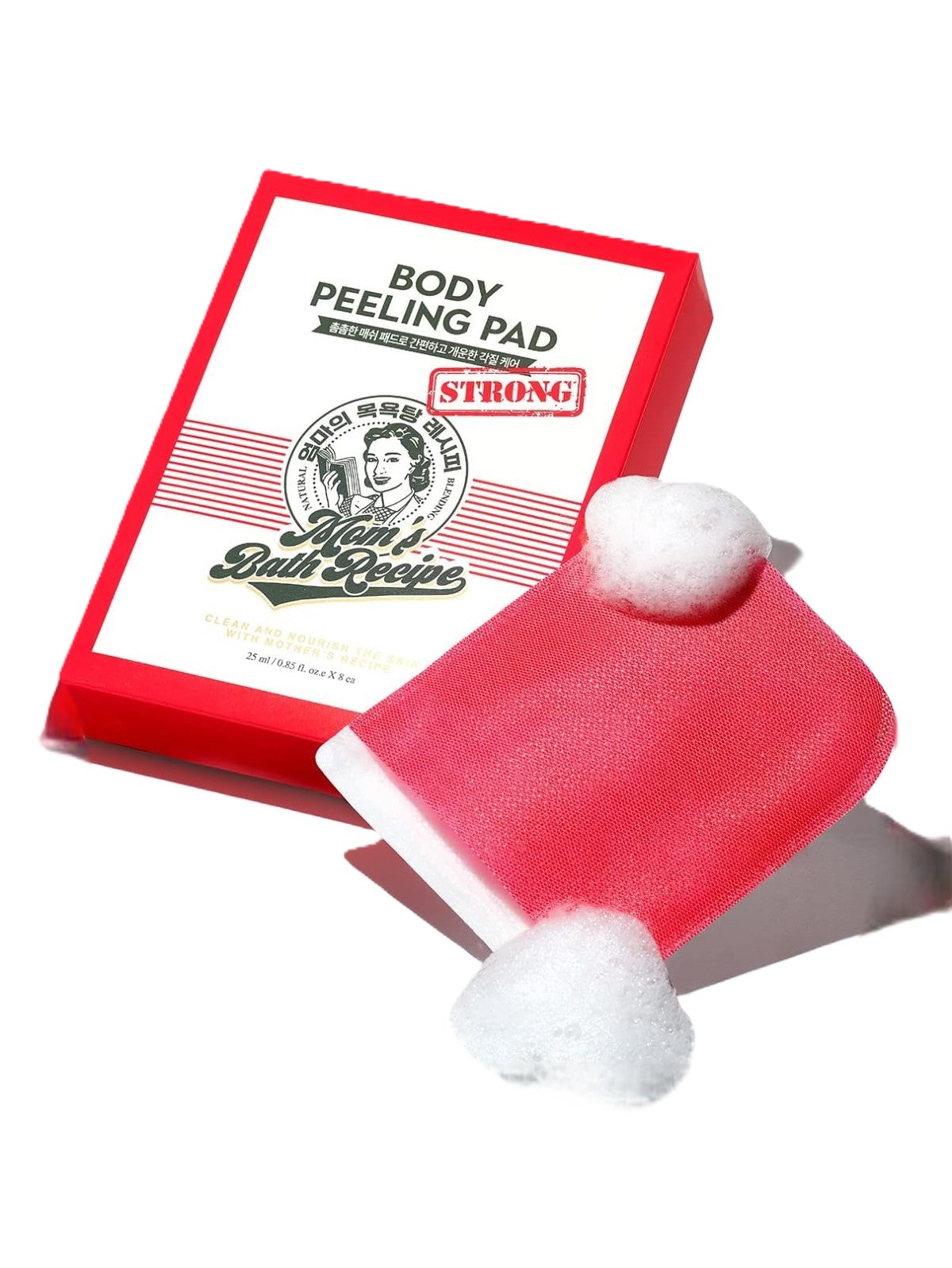 MOM'S BATH RECIPE - BODY PEELING PAD STRONG 25ML 8PCS