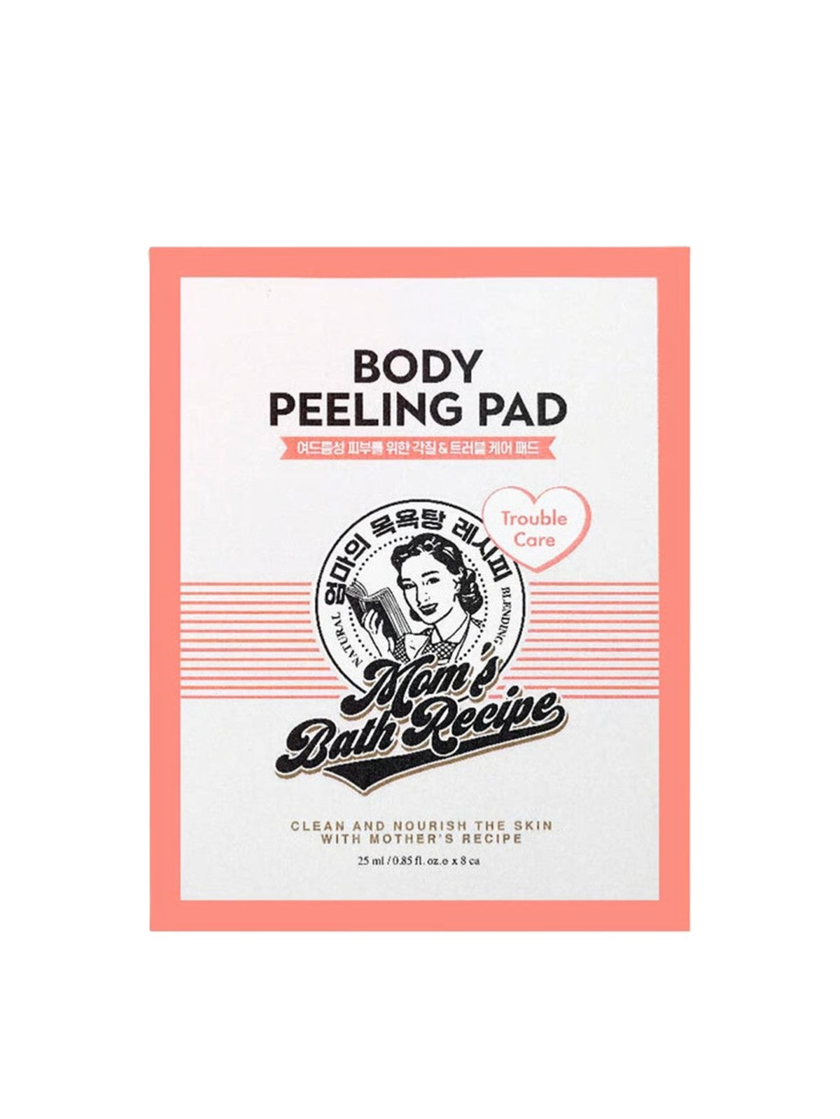 MOM'S BATH RECIPE - BODY PEELING PAD TROUBLE CARE 1PCS 25ML