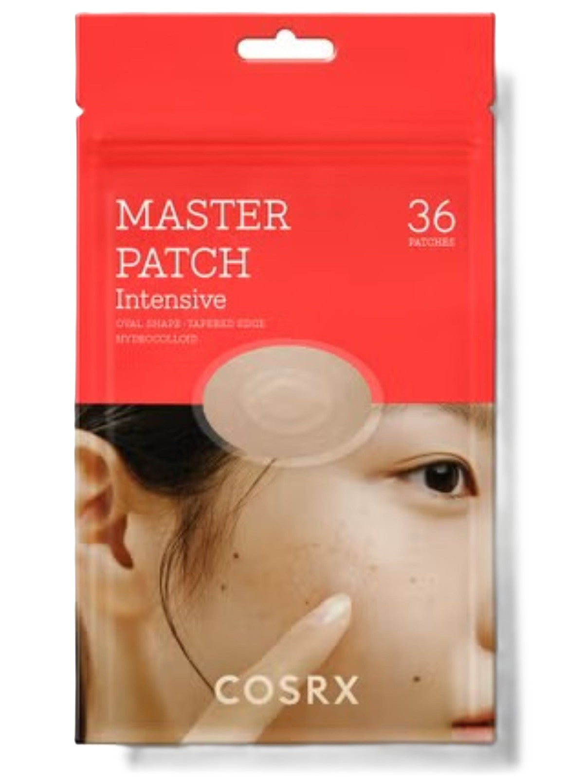 COSRX MASTER PATCH INTENSIVE OVAL SHAPE - TAPERED EDGE HYDROCOLLOID 36 PATCHES