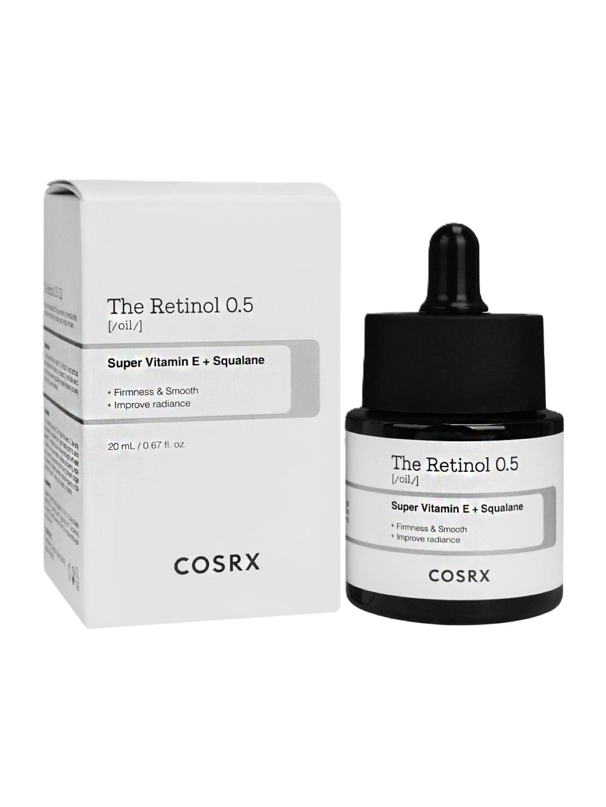 COSRX THE RETINOL 0.5 OIL SUPER VITAMIN E + SQUALANE 20ML