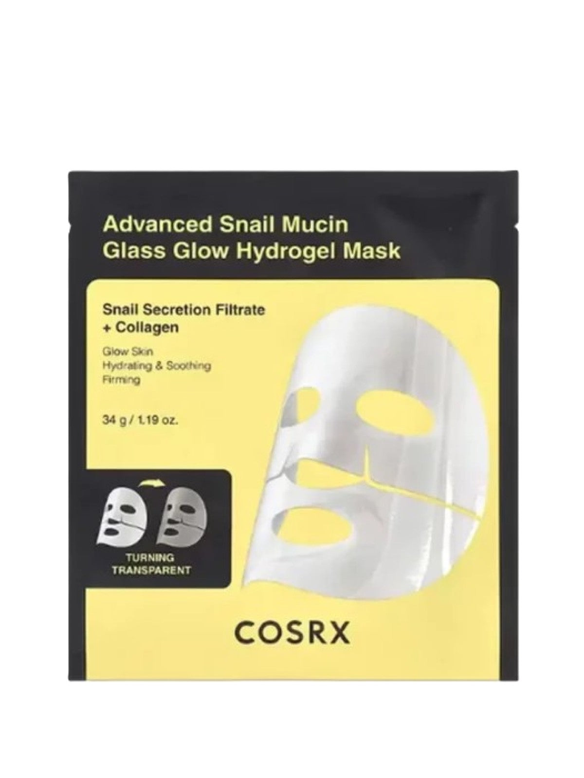 COSRX ADVANCED SNAIL MUCIN GLASS GLOW HYDROGEL MASK 1 PCS Main image