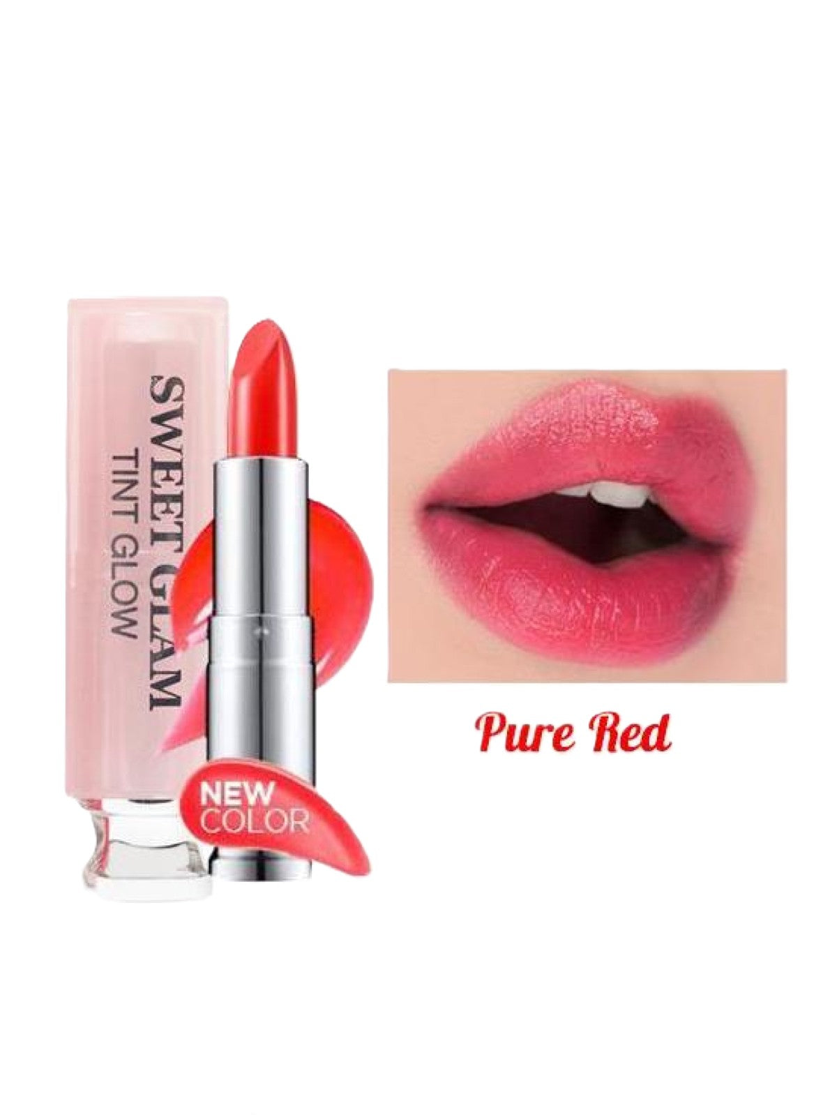 SECRET KEY SWEET GLAM TINT GLOW PURE RED 3.4G
