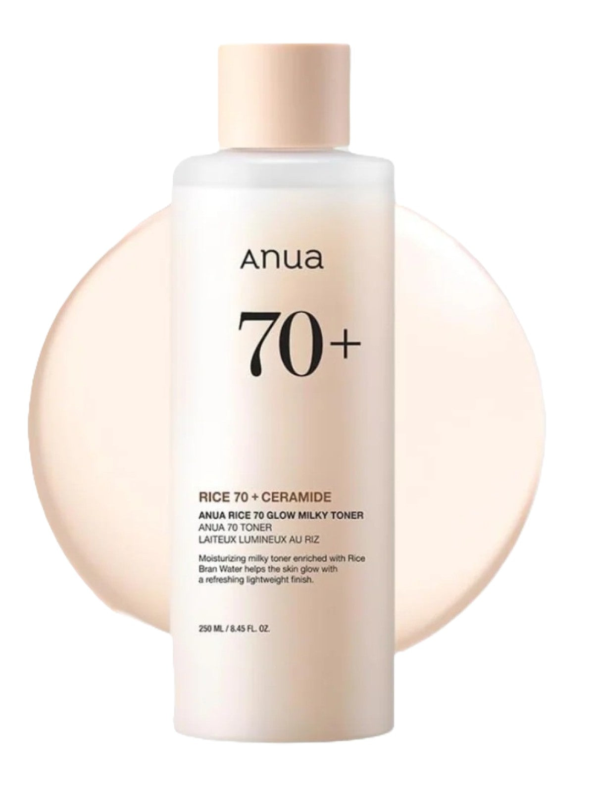 ANUA 70+ ANUA RICE 70 GLOW MILKY TONER 250 ML Main image