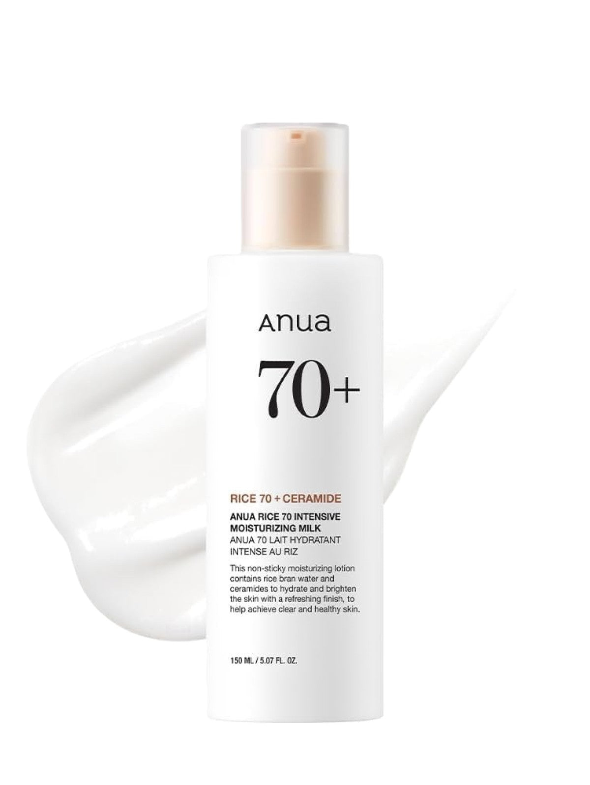 ANUA RICE 70 INTENSIVE MOISTURIZING MILK, LOTION 150ML
