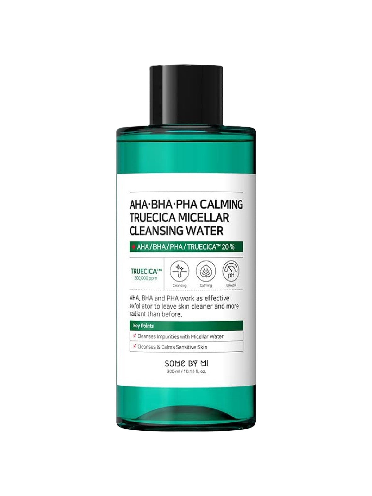 SOME BY MI AHA.BHA.PHA CALMING TRUE CICA MICELLAR CLEANSING WATER 300ML Main image