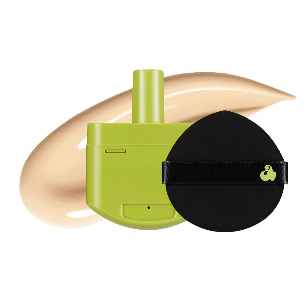 UNLEASHIA SATIN WEAR HEALTHY GREEN CUSHION RE-FEEL AND SPONGE 16N PEACH FUZZ 15G Main image