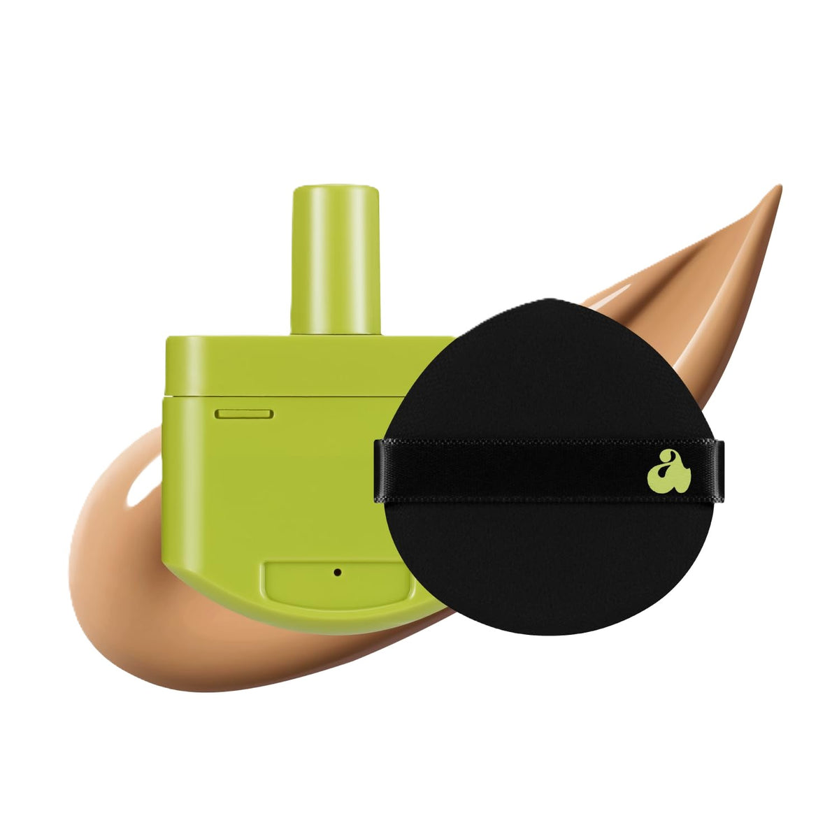 UNLEASHIA SATIN WEAR HEALTHY GREEN CUSHION RE-FEEL AND SPONGE 27W PEACH TAN 15G Main image