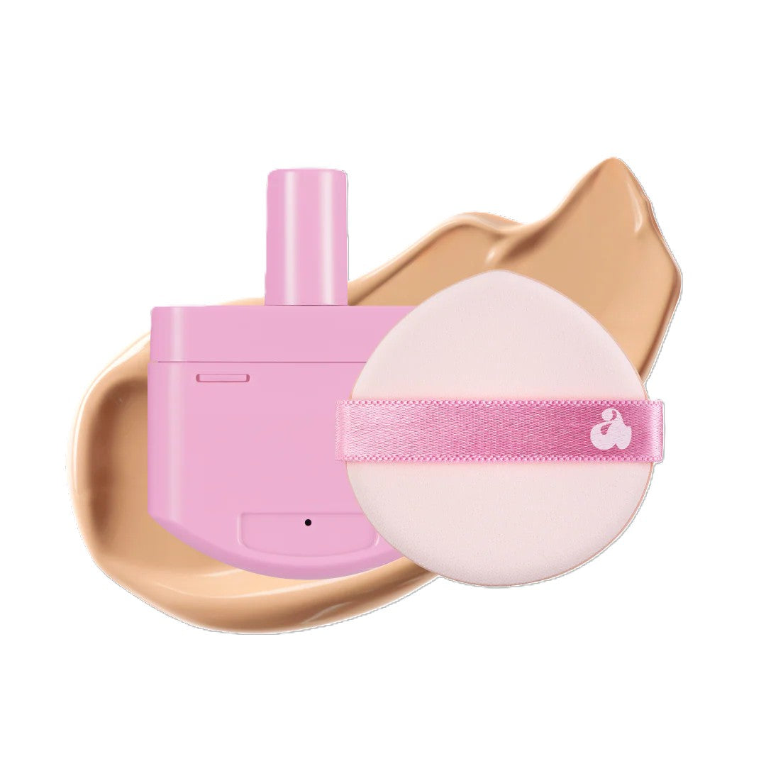 UNLEASHIA DON'T TOUCH GLASS PINK CUSHION RE-FEEL AND SPONGE 23W WITH CARE 15G