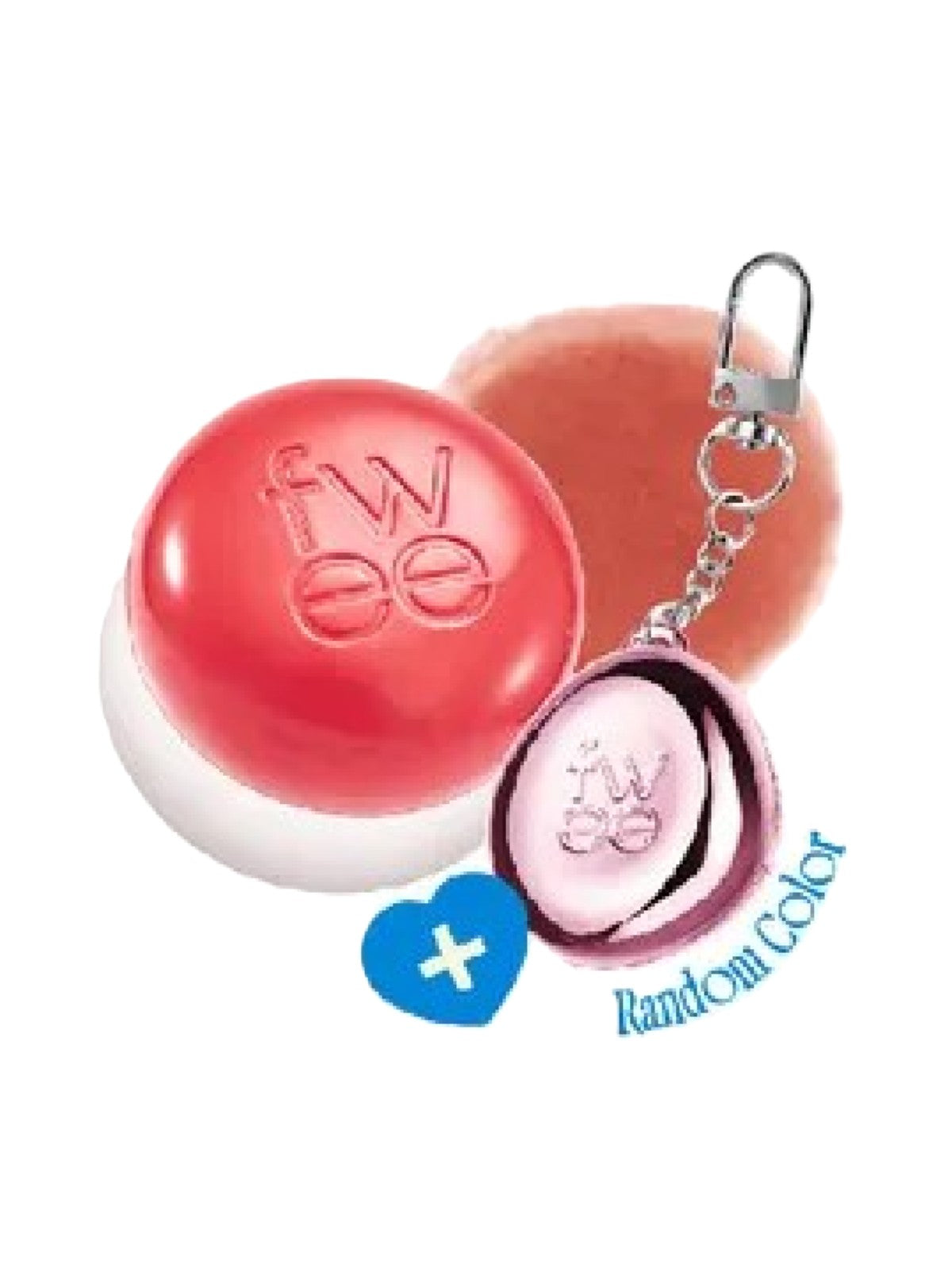 FWEE LIP & CHEEK BLURRY PUDDING POT CR01 DEAR + PENDANT KEYRING 5G