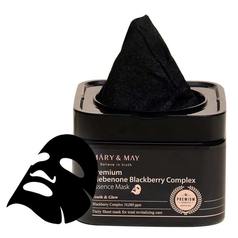 MARY AND MAY PREMIUM IDEBENONE BLACKBERRY COMPLEX ESSENCE MASK 250G