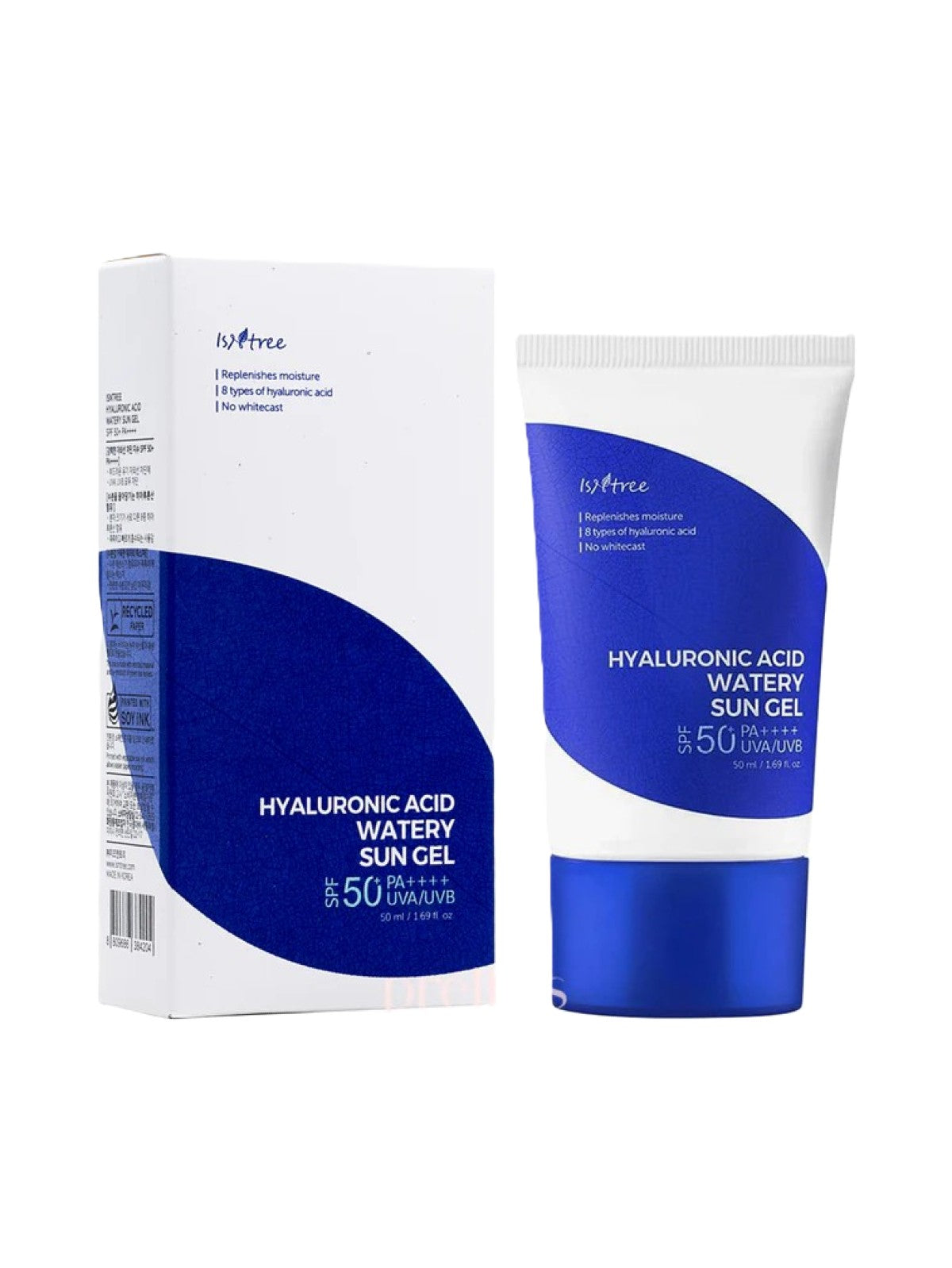 ISNTREE HYALURONIC ACID WATERY SUN GEL SPF 50+ PA++++ 50ML