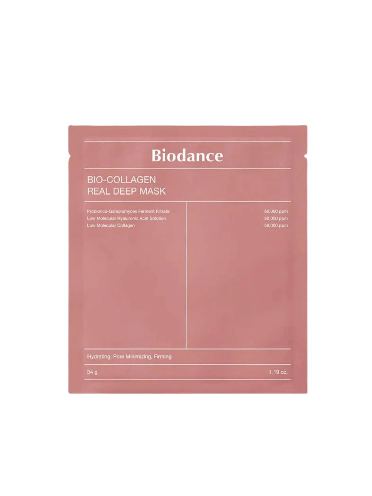 BIODANCE BIO COLLAGEN REAL DEEP MASK FACIAL SHEET MASK 1SHEET 34G Main image