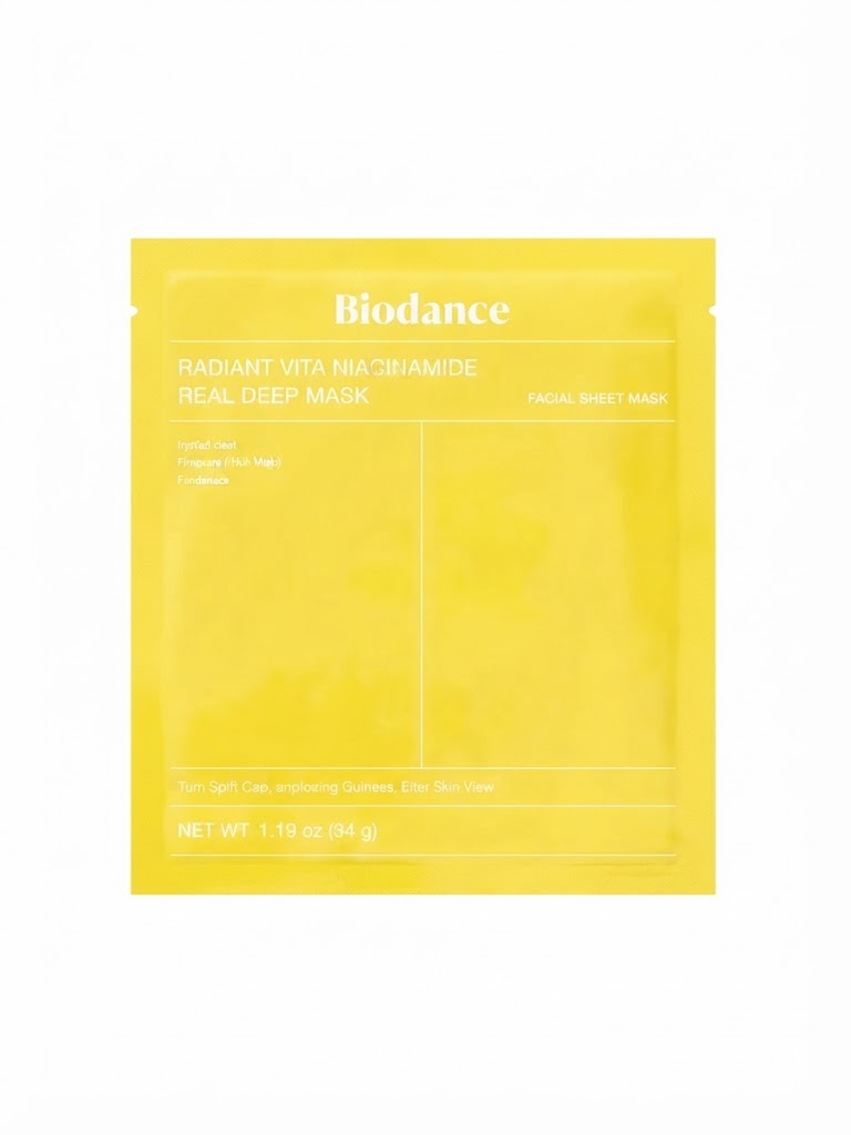 BIODANCE RADIANT VITA NIACINAMIDE REAL DEEP MASK FACIAL SHEET MASK 1 SHEET 34G Main image
