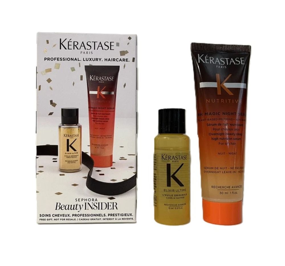 SEPHORA BEAUTY INSIDER KERASTASE PARIS ICONIC LUXURY HAIR TREATMENT AND SOINS CAPILLAIRES ICONIQUES DE LUXE