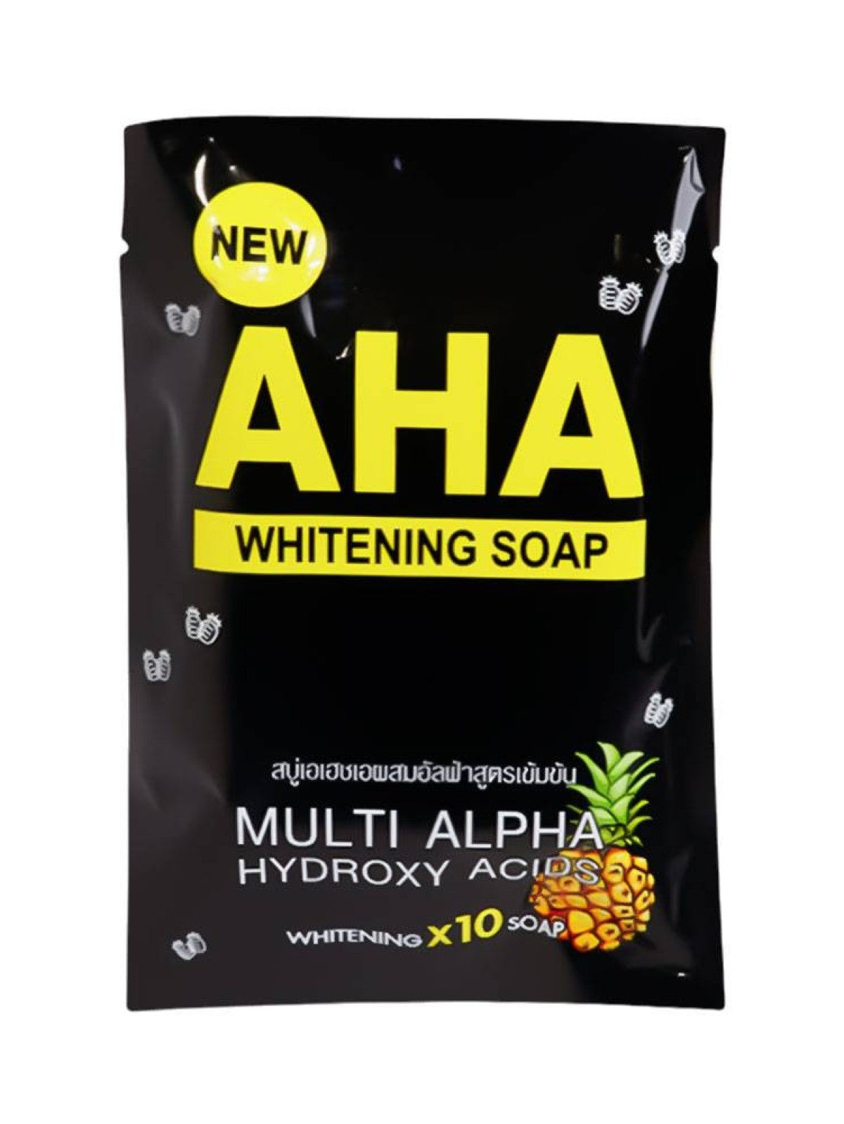 AHA WHITENING SOAP MULTI ALPHA HYDROXY ACIDS 80G Main image