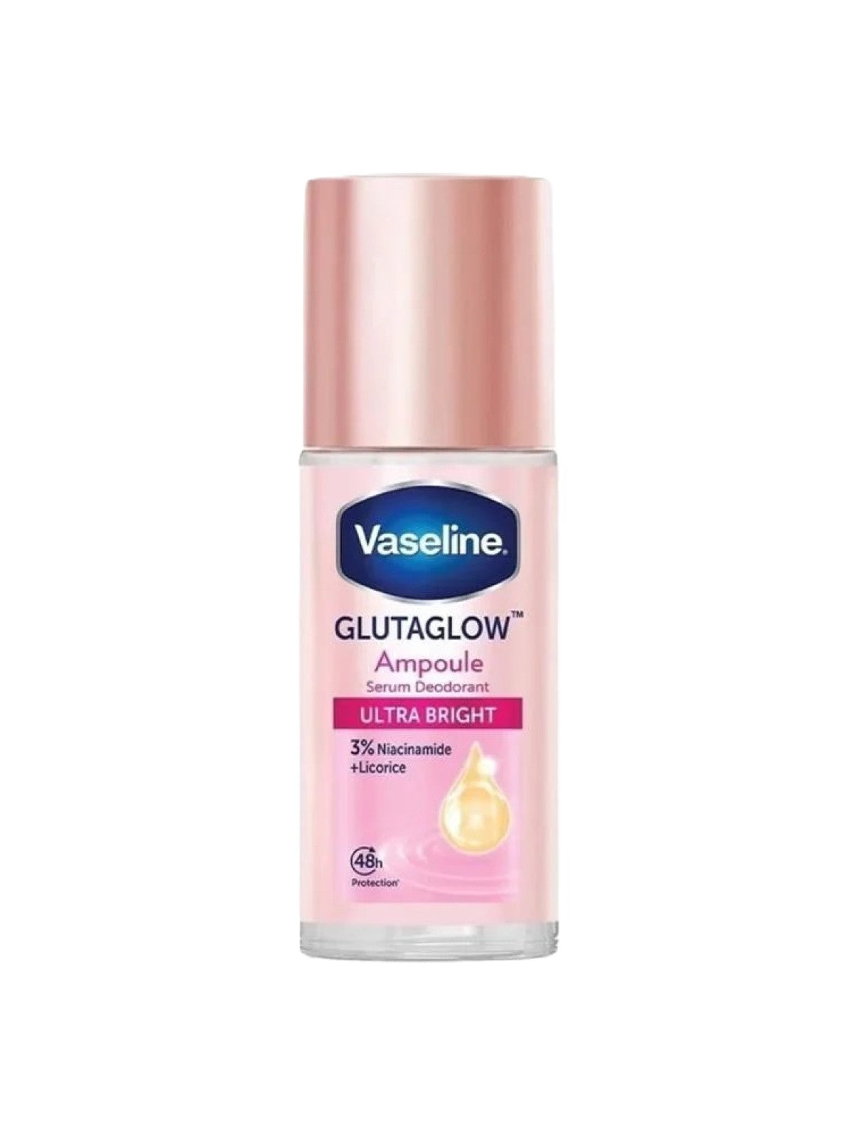 VASELINE - GLUTHAGLOW DEODORANT ROLL - ULTRA BRIGHT 45ML Main image