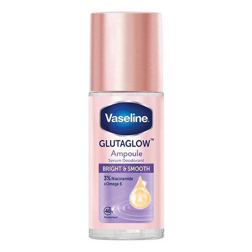 VASELINE- GLUTAGLOW DEODORANT ROLL - BRIGHT AND SMOOTH 45G